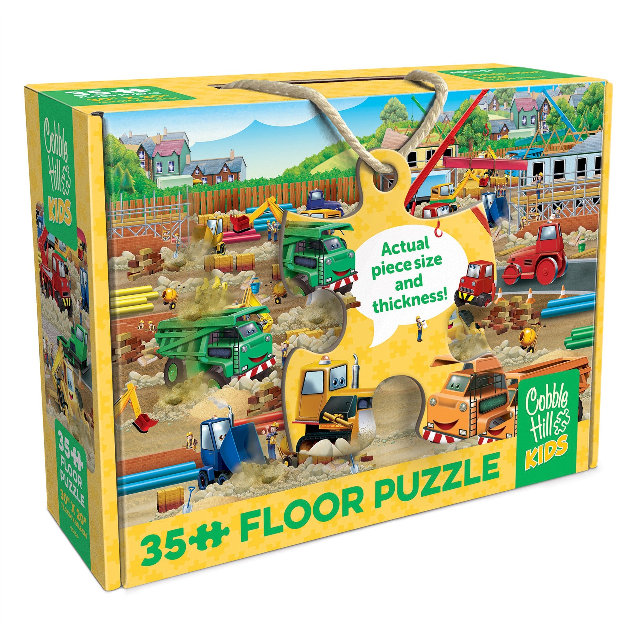 Construction Zone 35 Piece Floor Puzzle