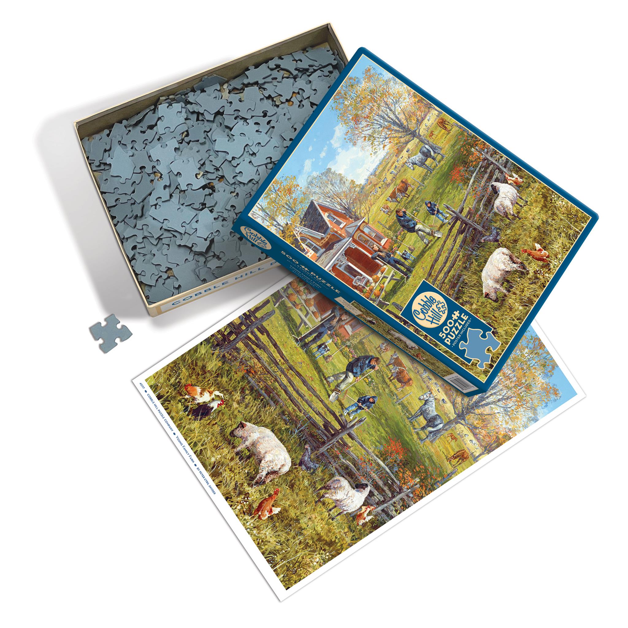 Young Family Farm 500 Piece Puzzle