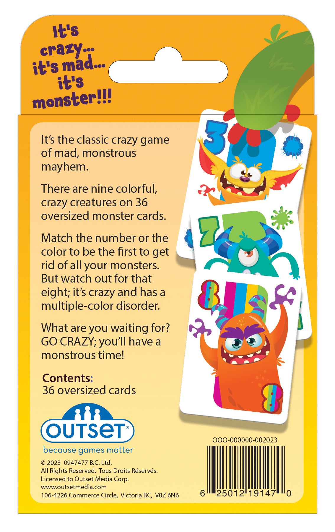 Crazy 8s by Outset Media | Calendar Club