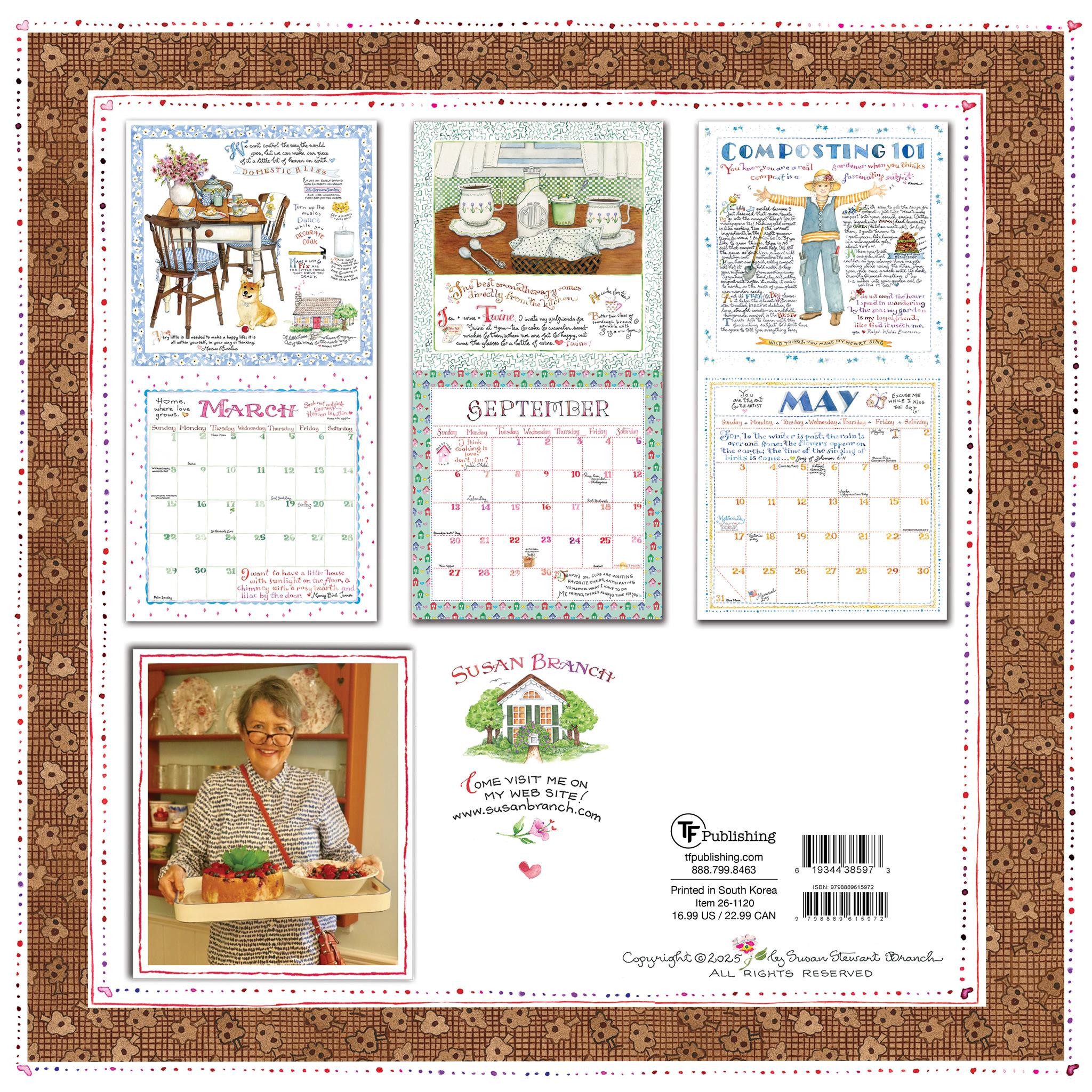 Susan Branch 2026 Wall Calendar - Online Only