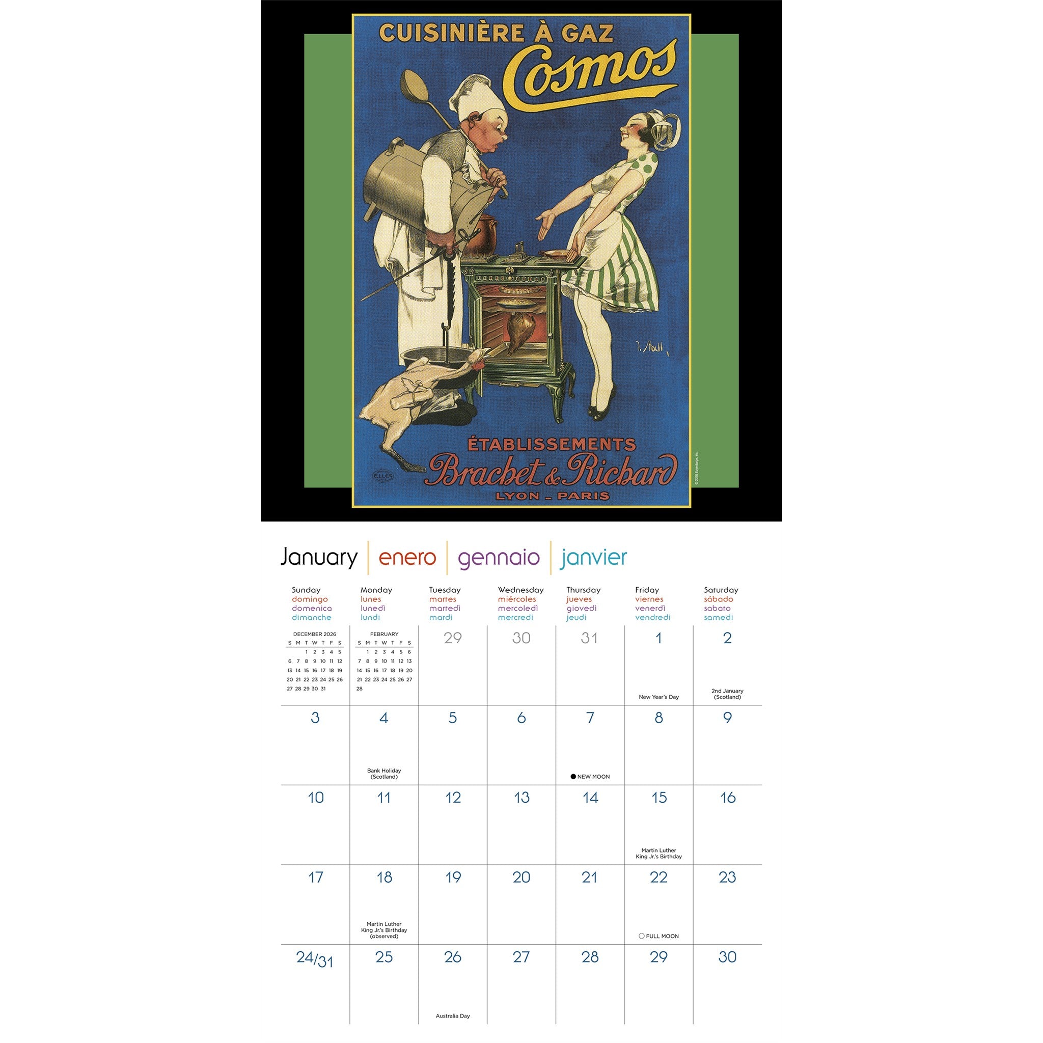 Bon Appétit 2027 Wall Calendar