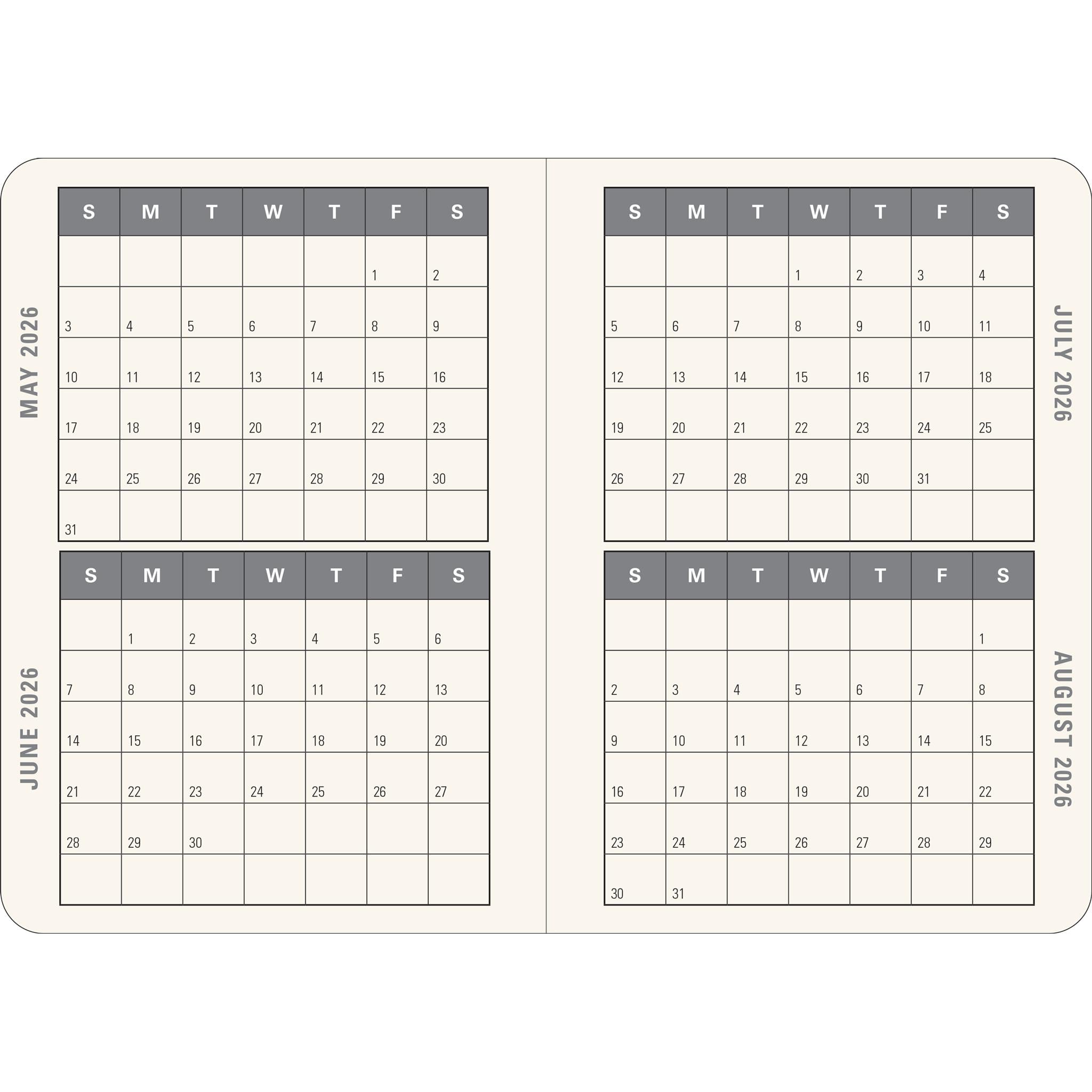 Birds And Berries 2025-2026 Engagement Calendar