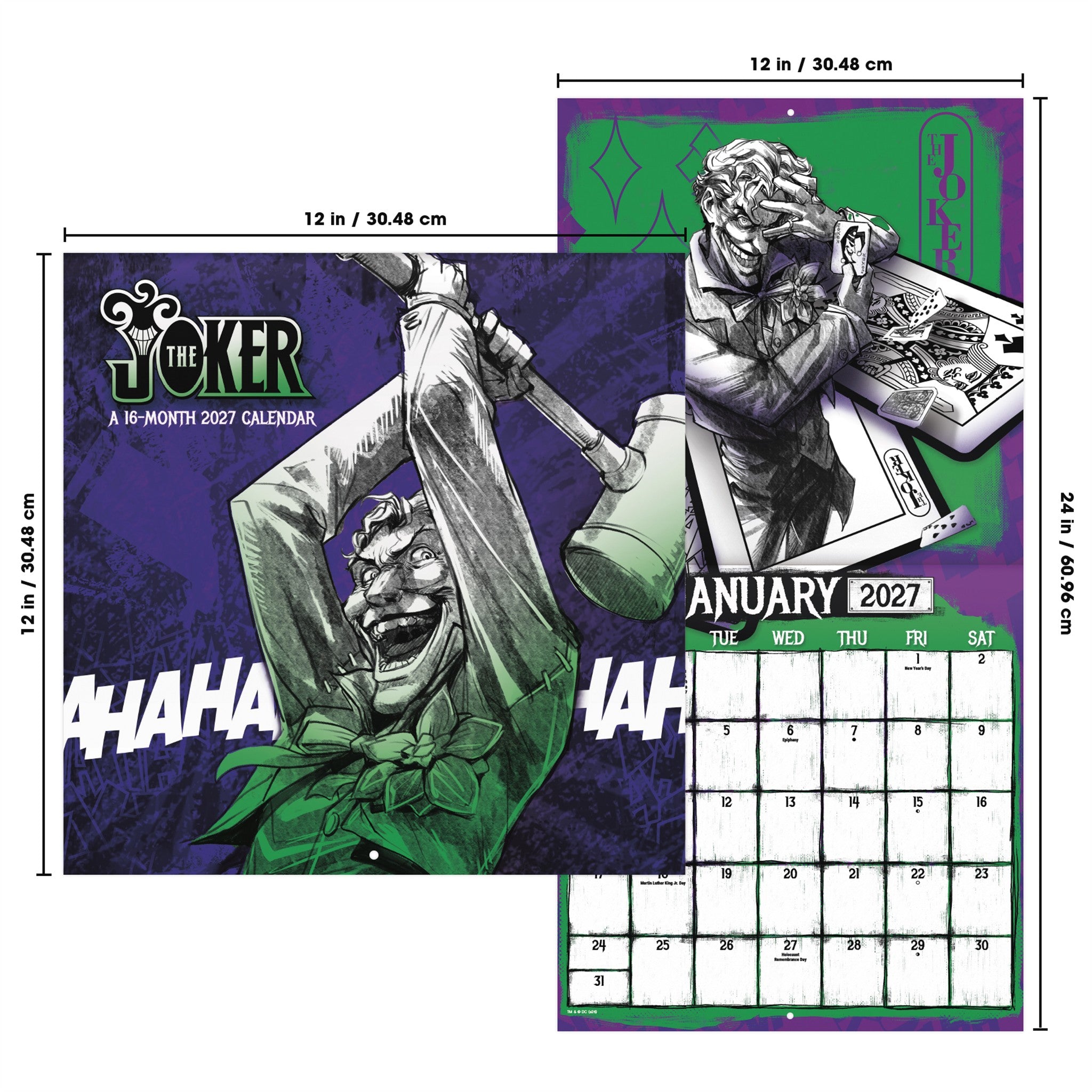 Joker 2027 Wall Calendar