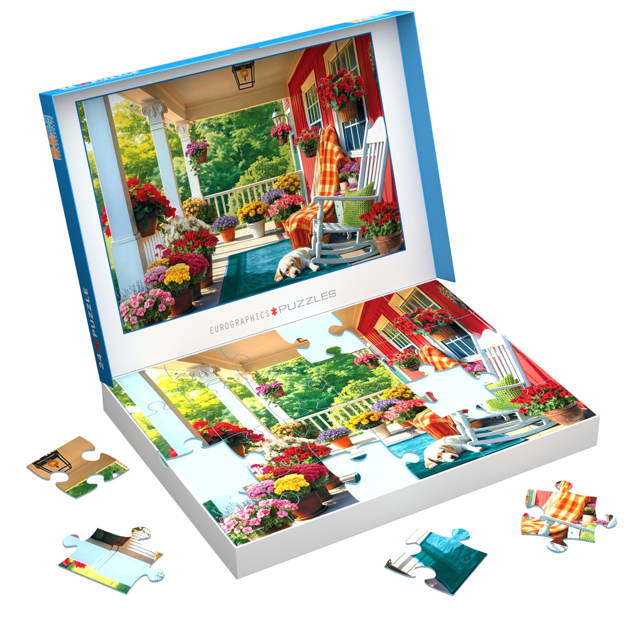 Sleeping on the Porch 24 Piece Puzzle