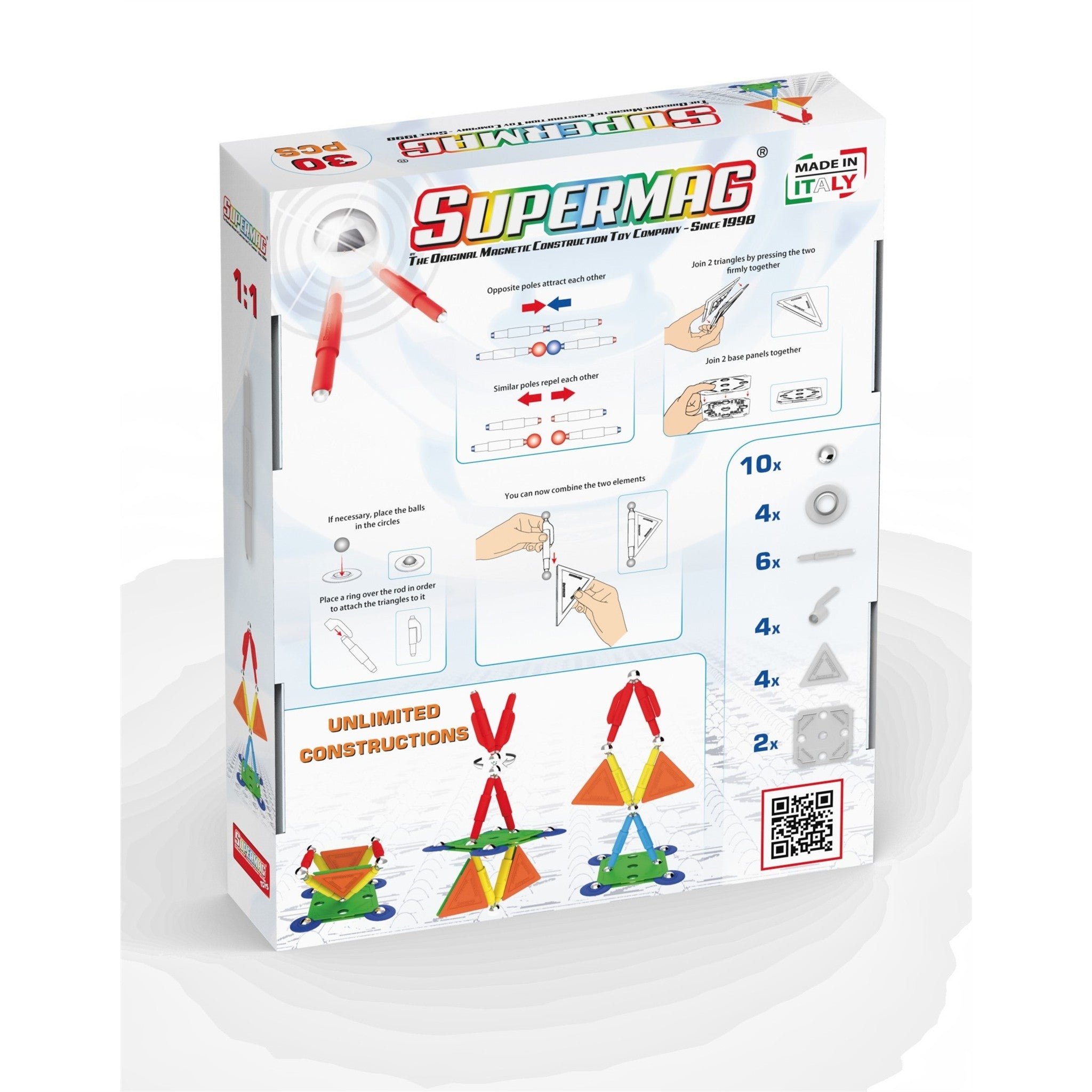 Supermag Multicolor 30 Piece