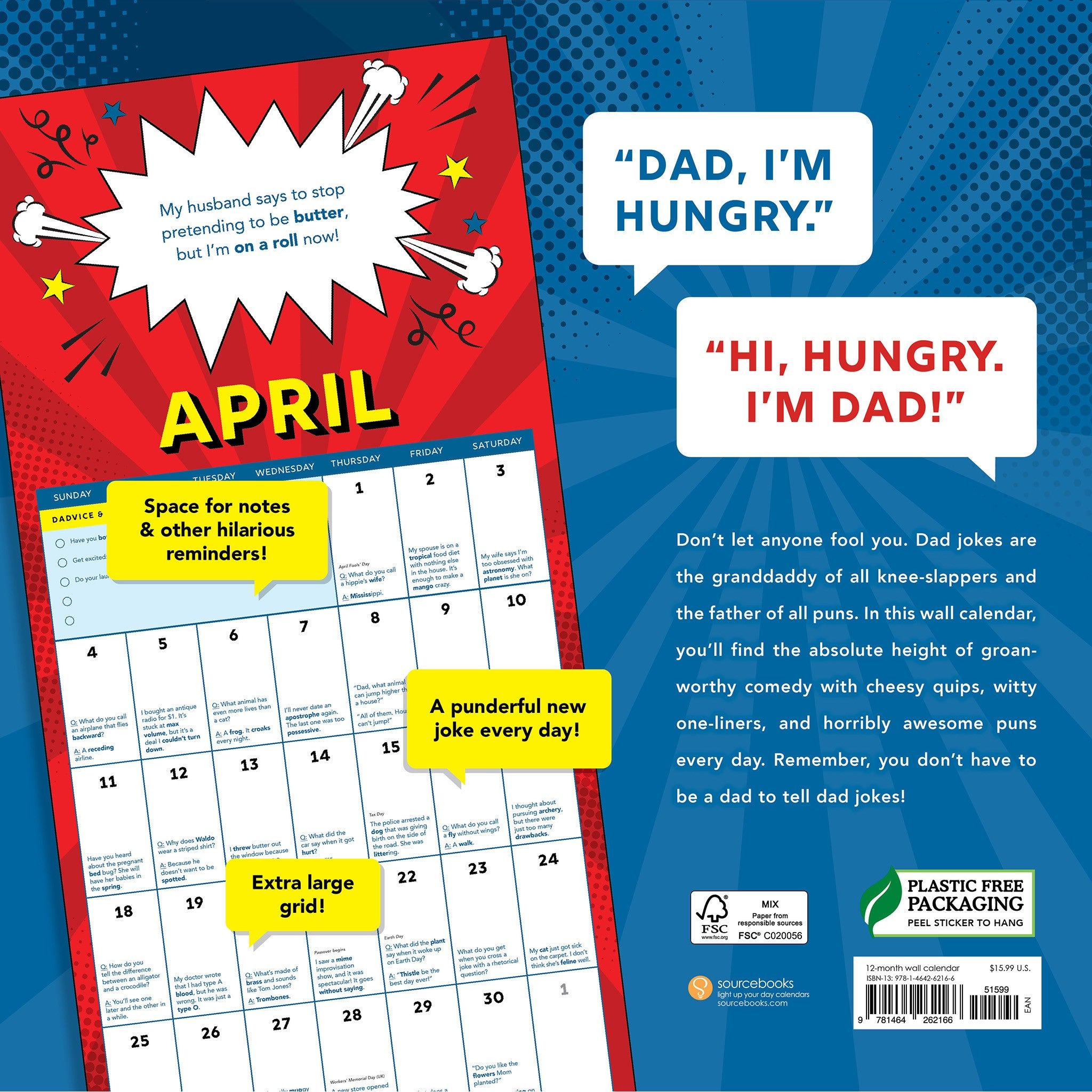 Dad Jokes 2027 Wall Calendar - Online Only