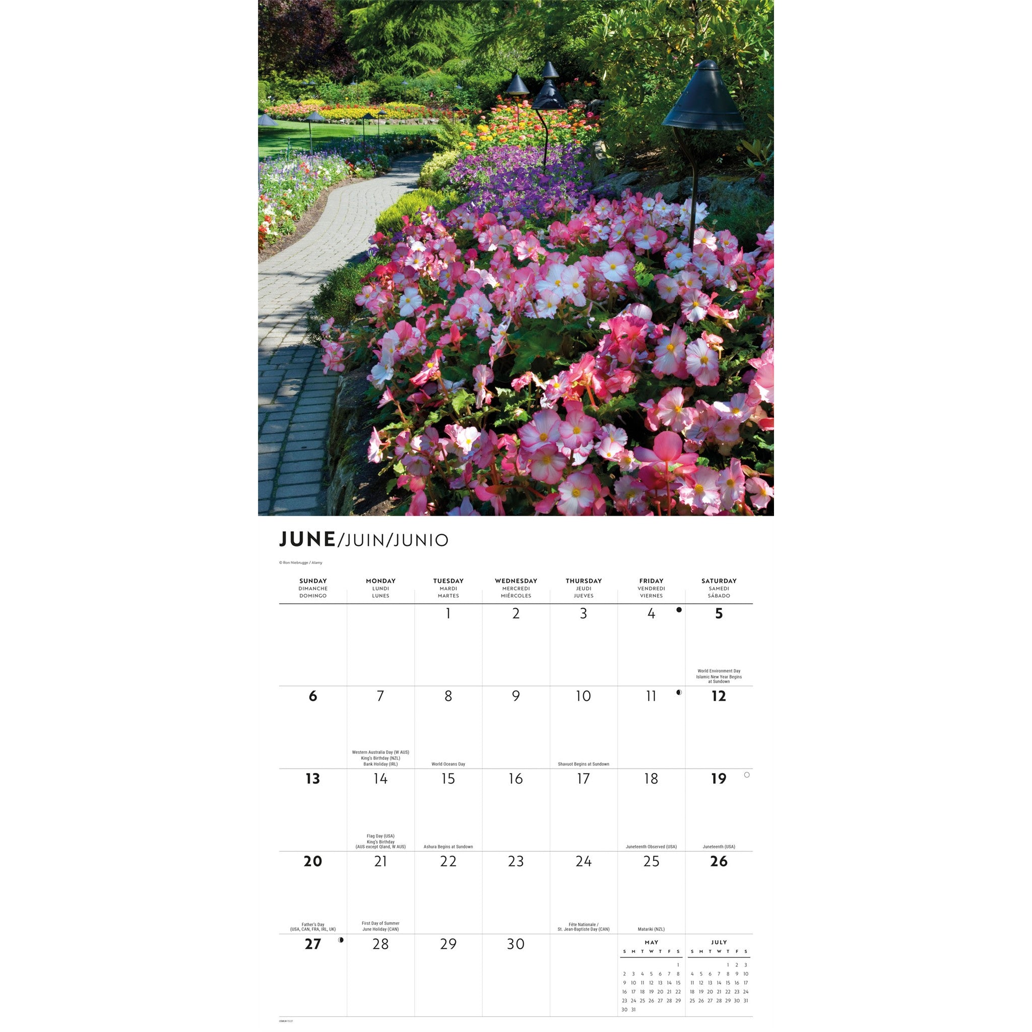 The Butchart Gardens 2027 Wall Calendar