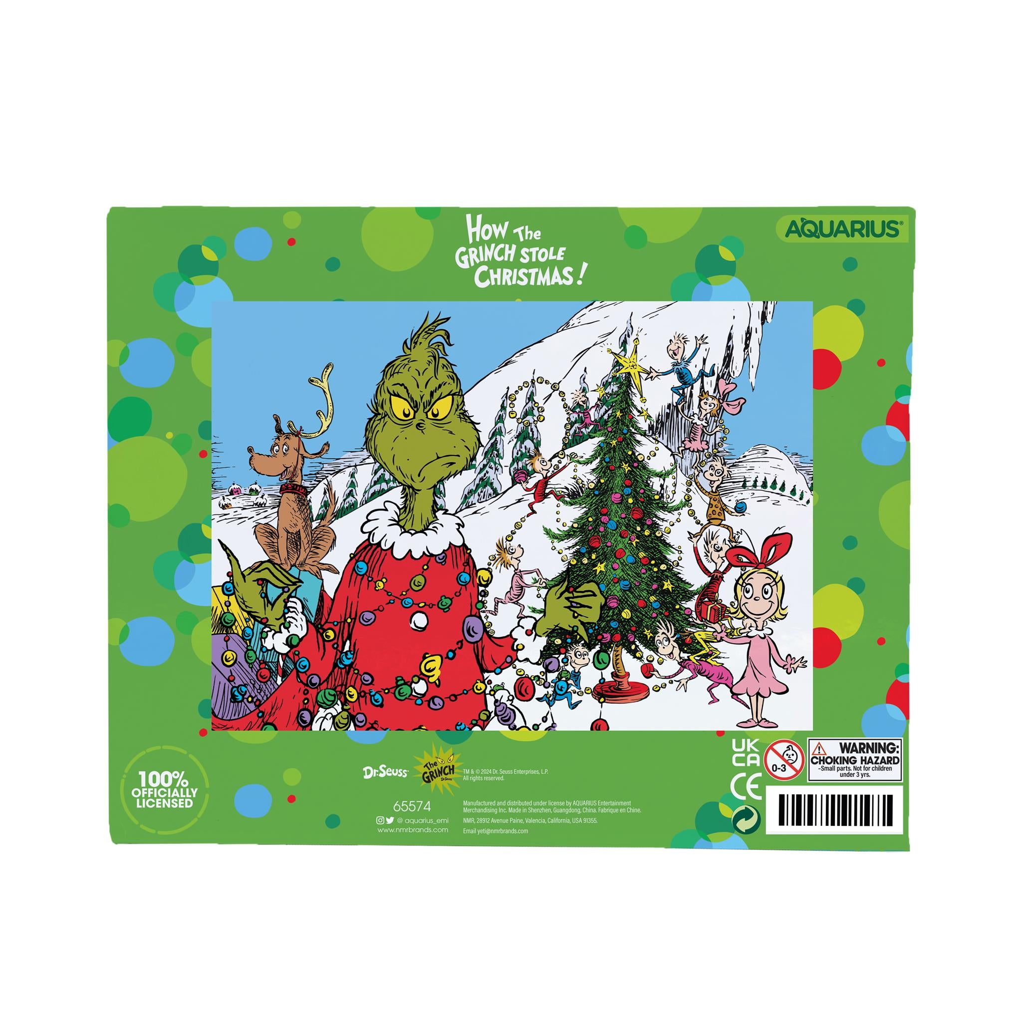 Grinch Christmas Glitter Snow 1000 Piece Puzzle