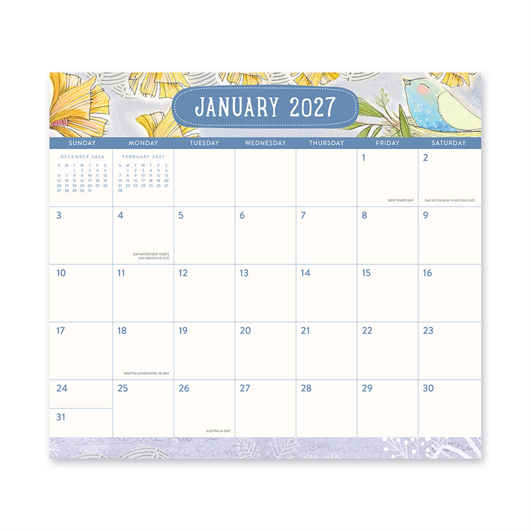 Where Love Grows Magnetic Pad Exclusive 2026-2027 Mini Calendar