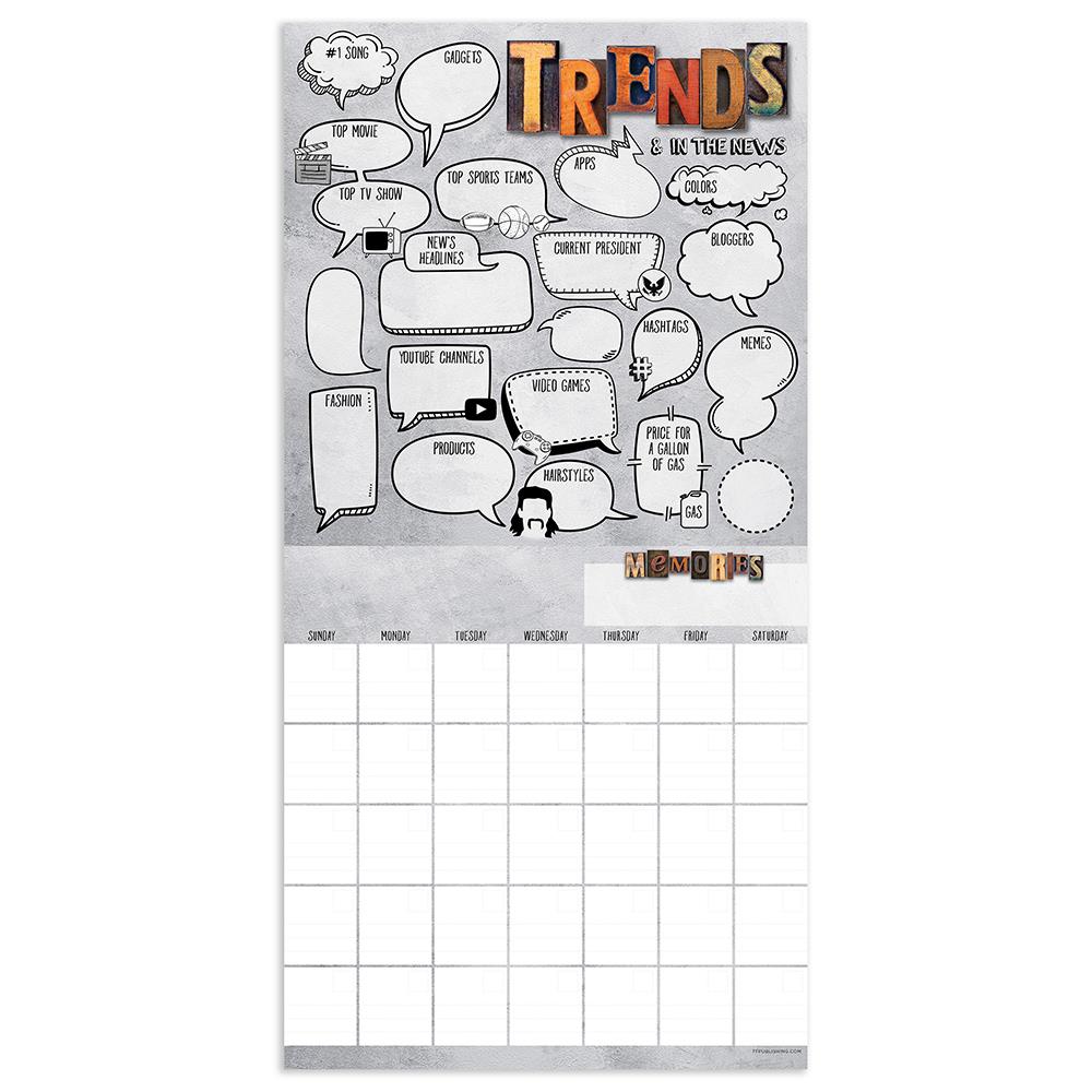 My Year Book Undated Wall - Calendar Club Canada