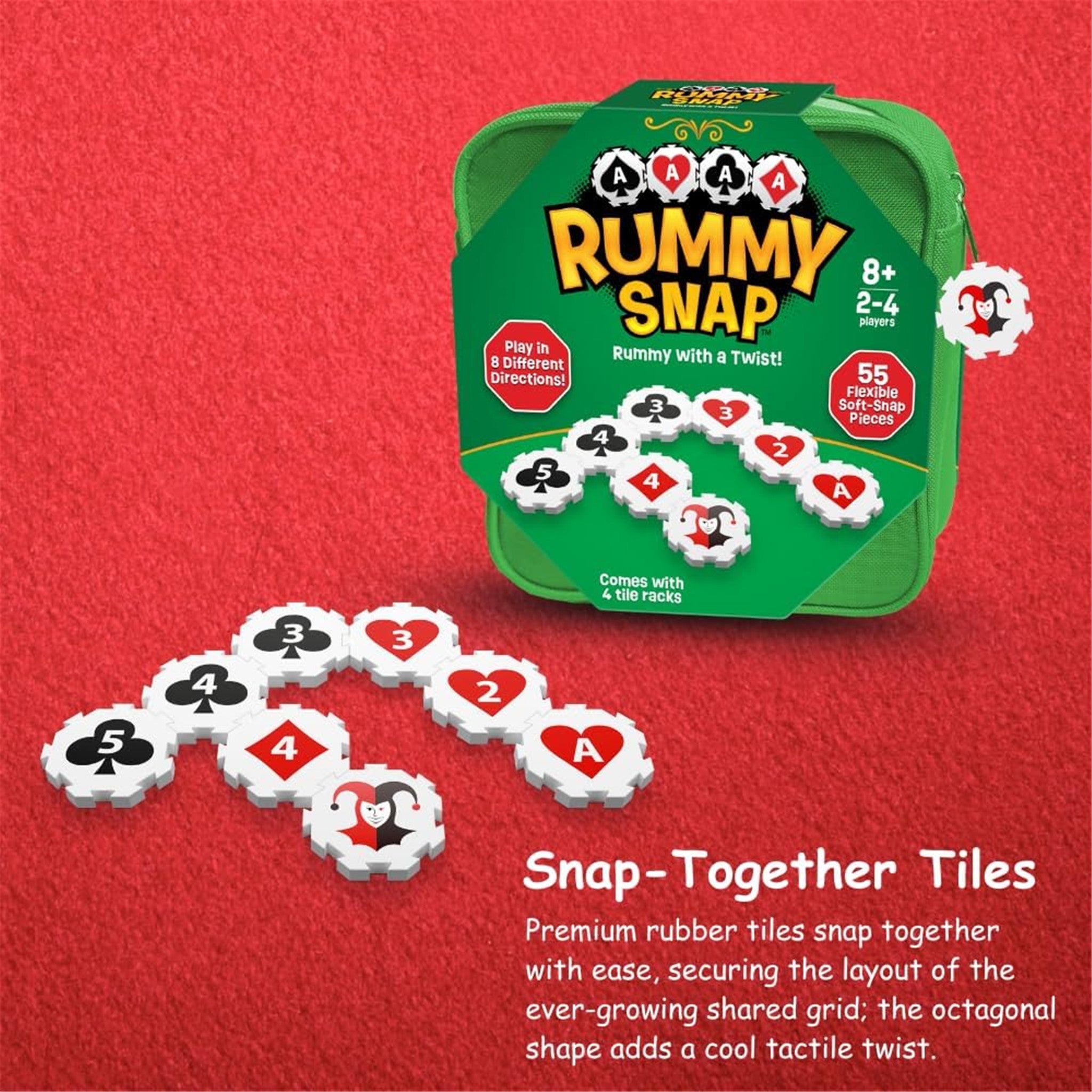Rummy Snap Canvas Pouch