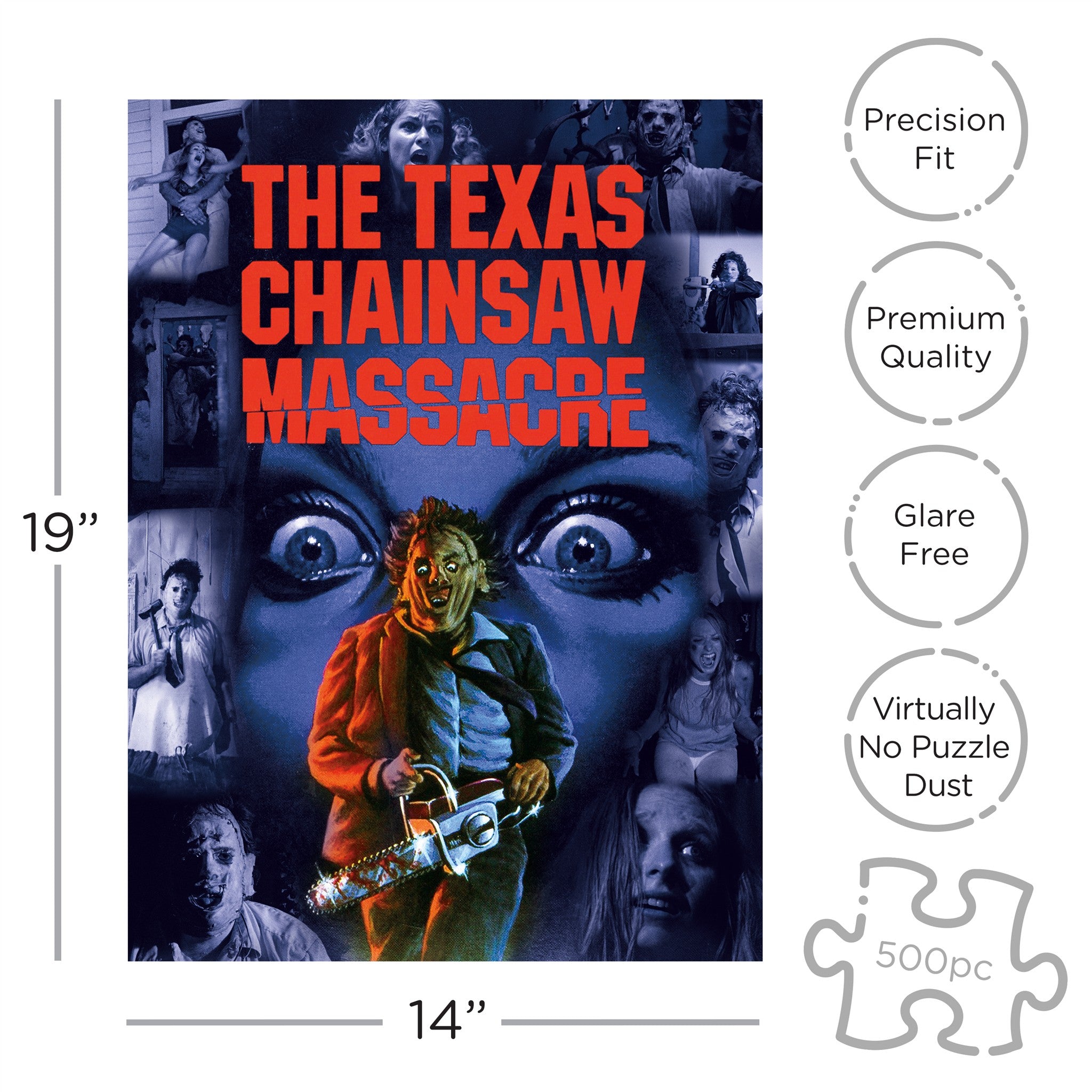 The Texas Chainsaw Massacre Coffin 500 Piece Puzzle