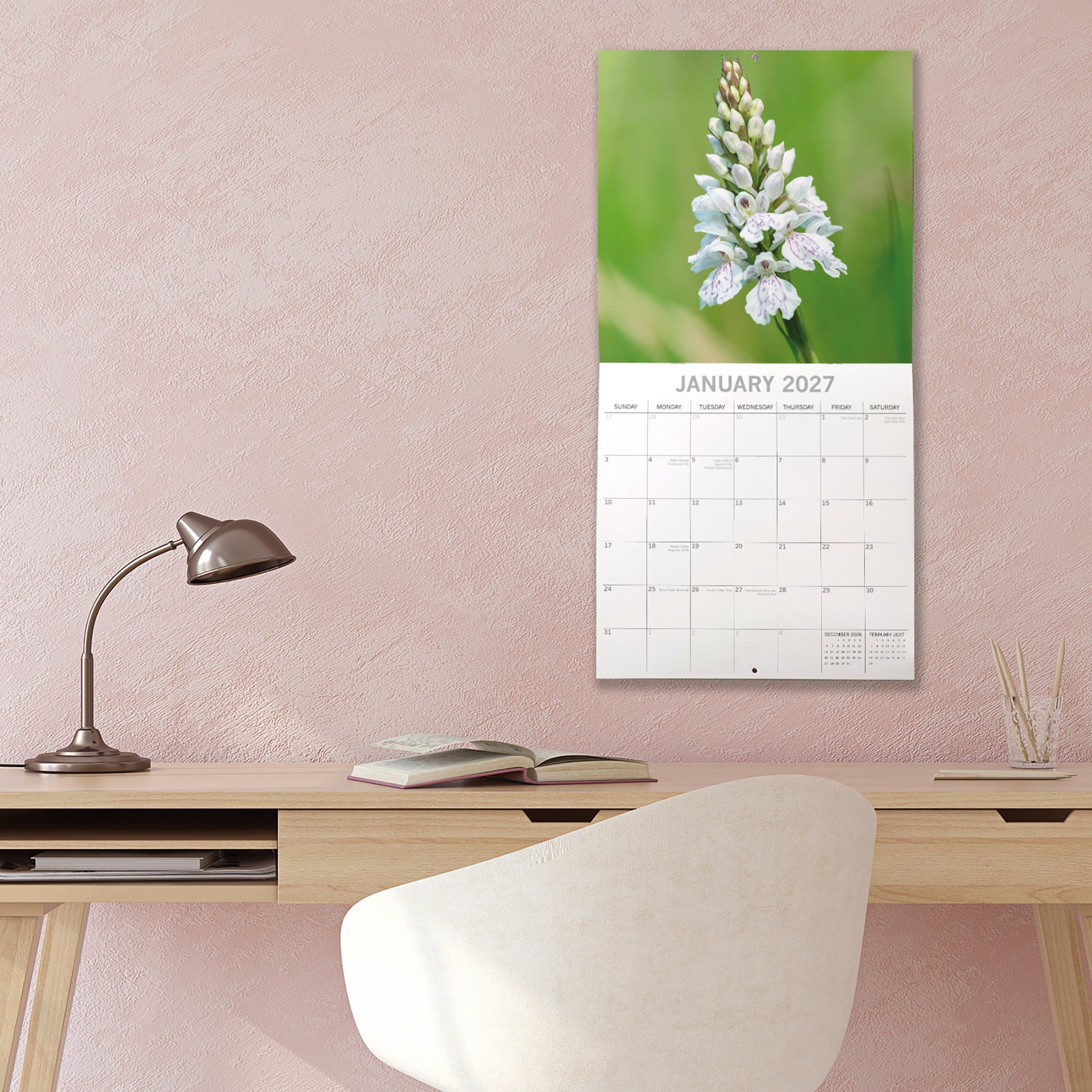 Wildflowers 2027 Wall Calendar
