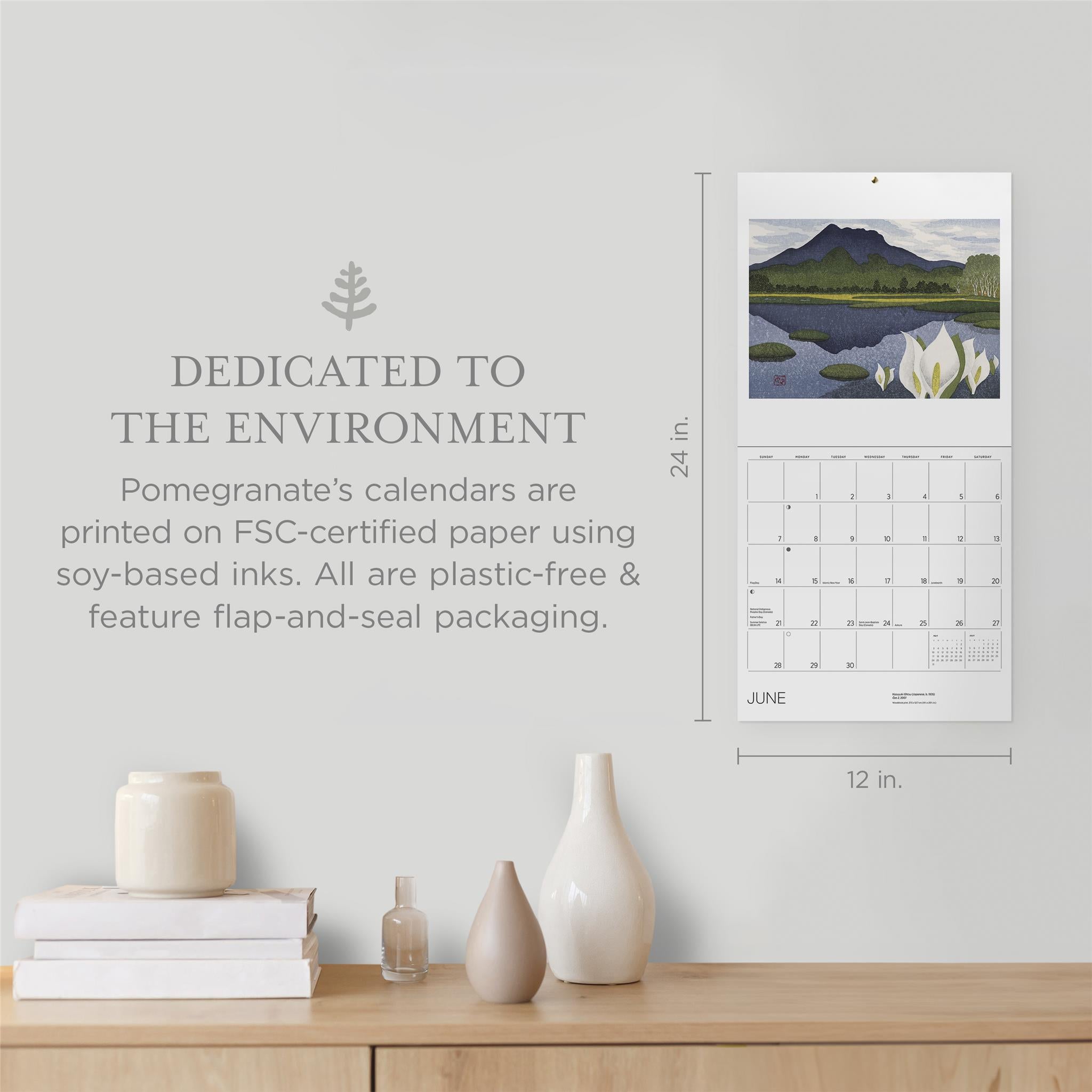 Serenity Kazuyuki Ohtsu 2026 Wall Calendar
