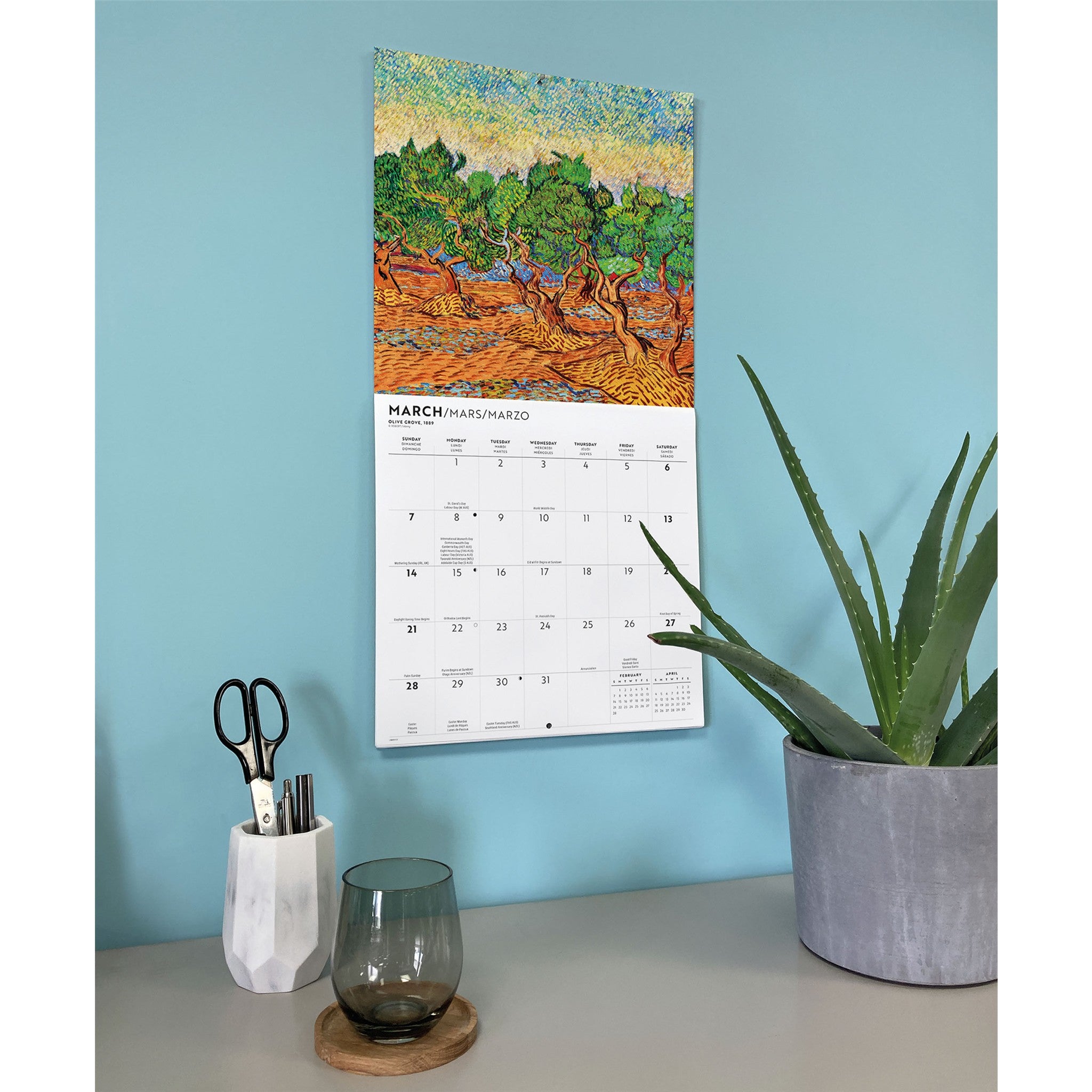 Van Gogh 2027 Wall Calendar