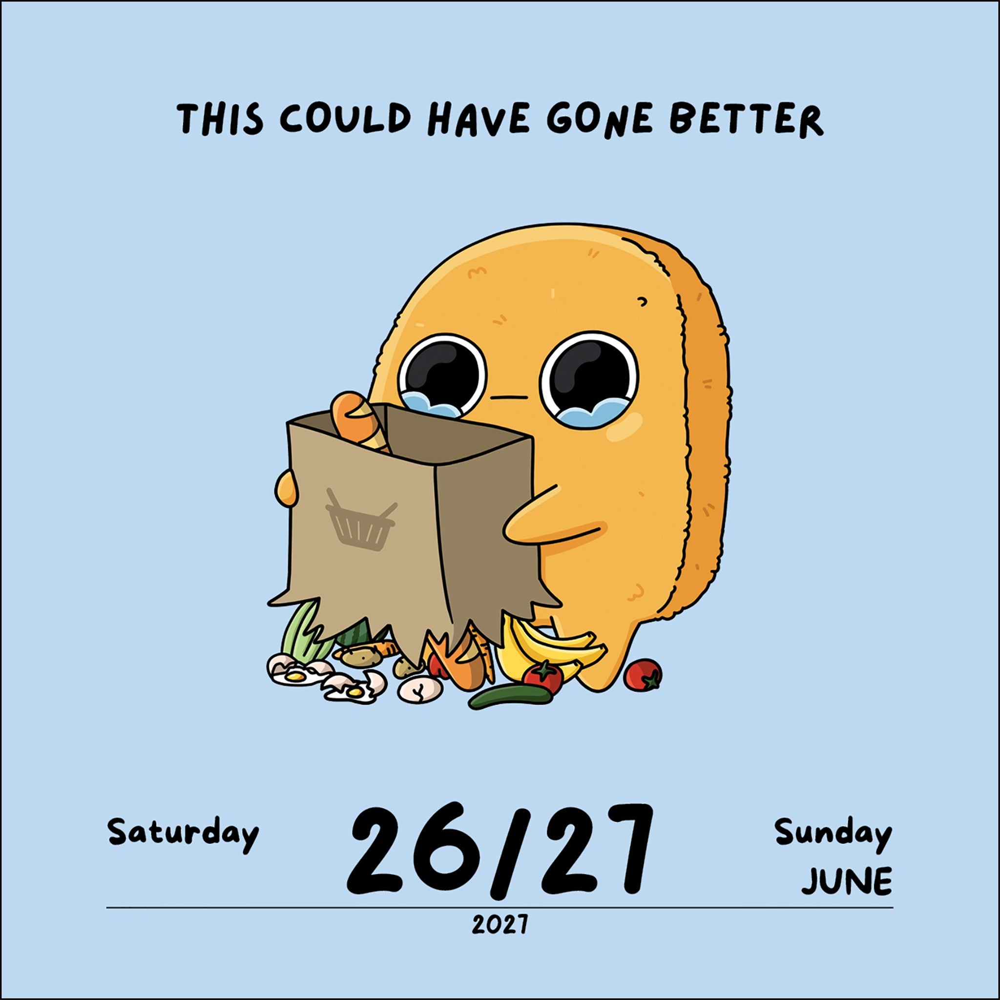 Sad Nuggie 2027 Box Calendar