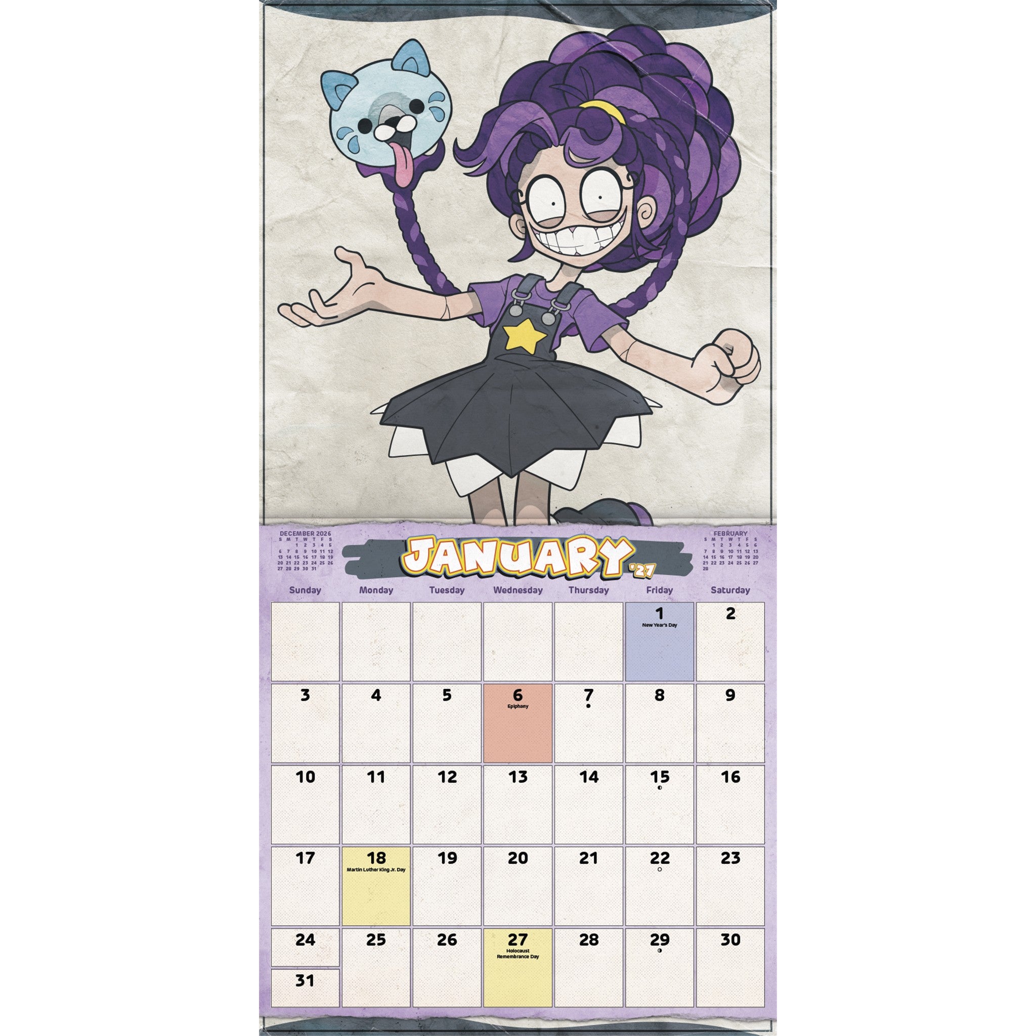 Poppy Playtime 2027 Wall Calendar - Online Only