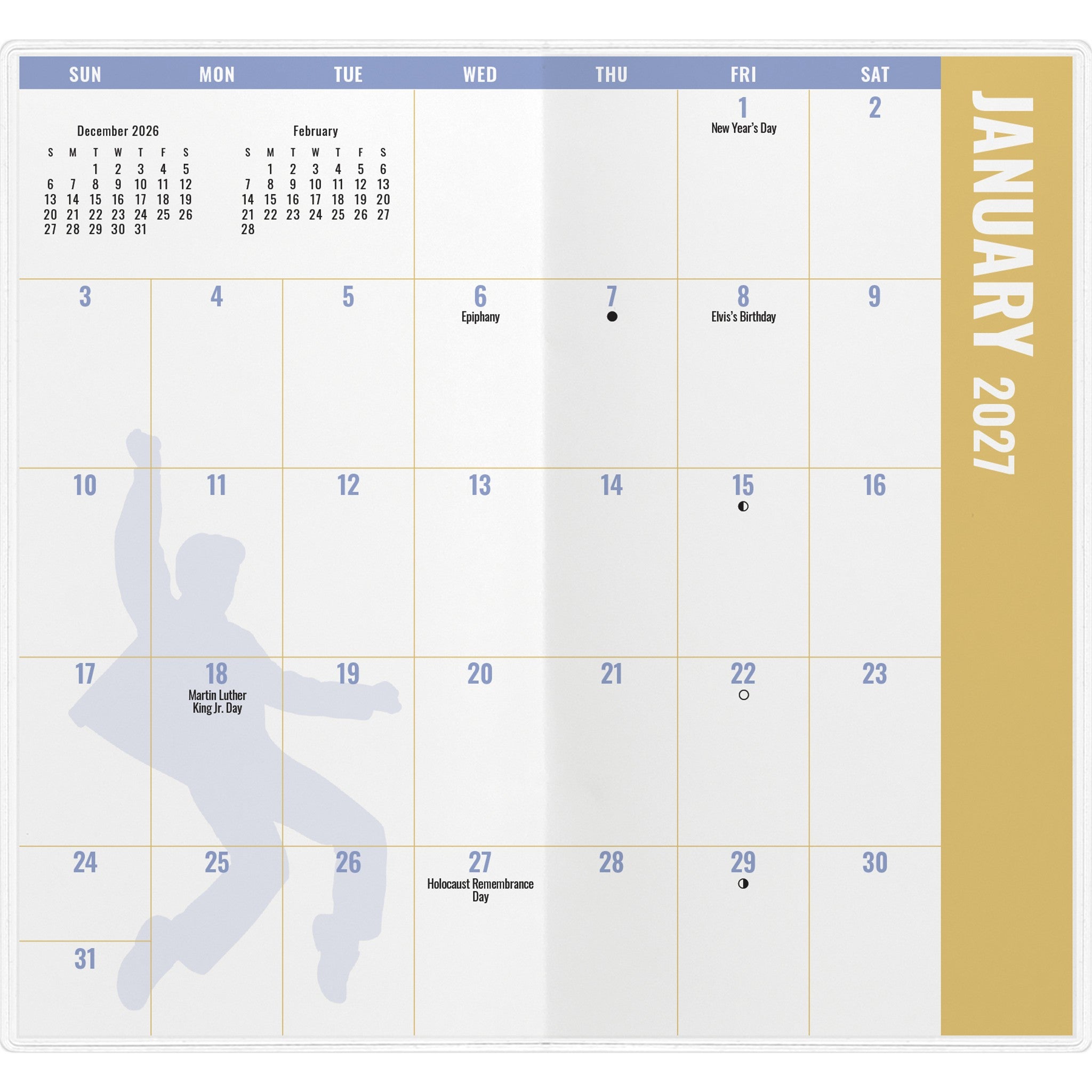 Elvis Presley 2027 2-Year Pocket Planner - Online Only