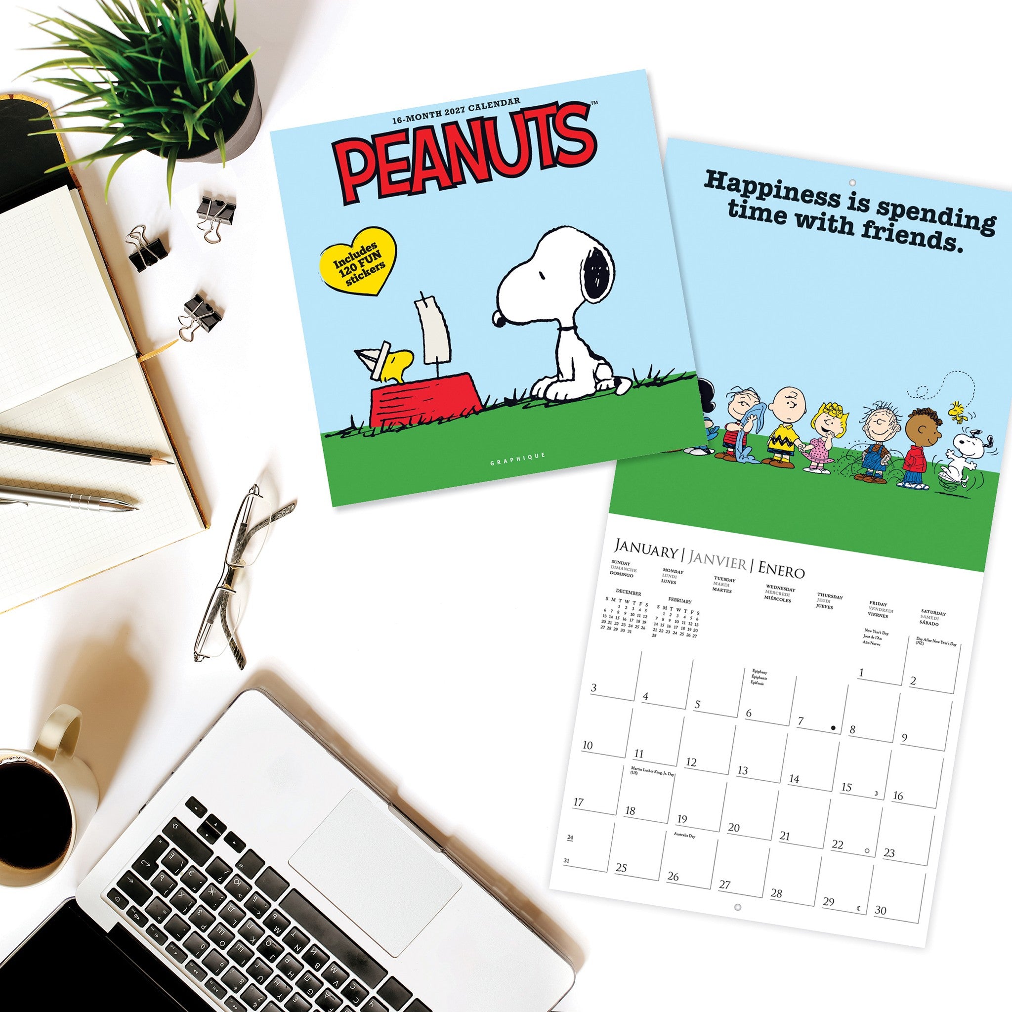 Peanuts Happiness Is 2027 Wall Calendar