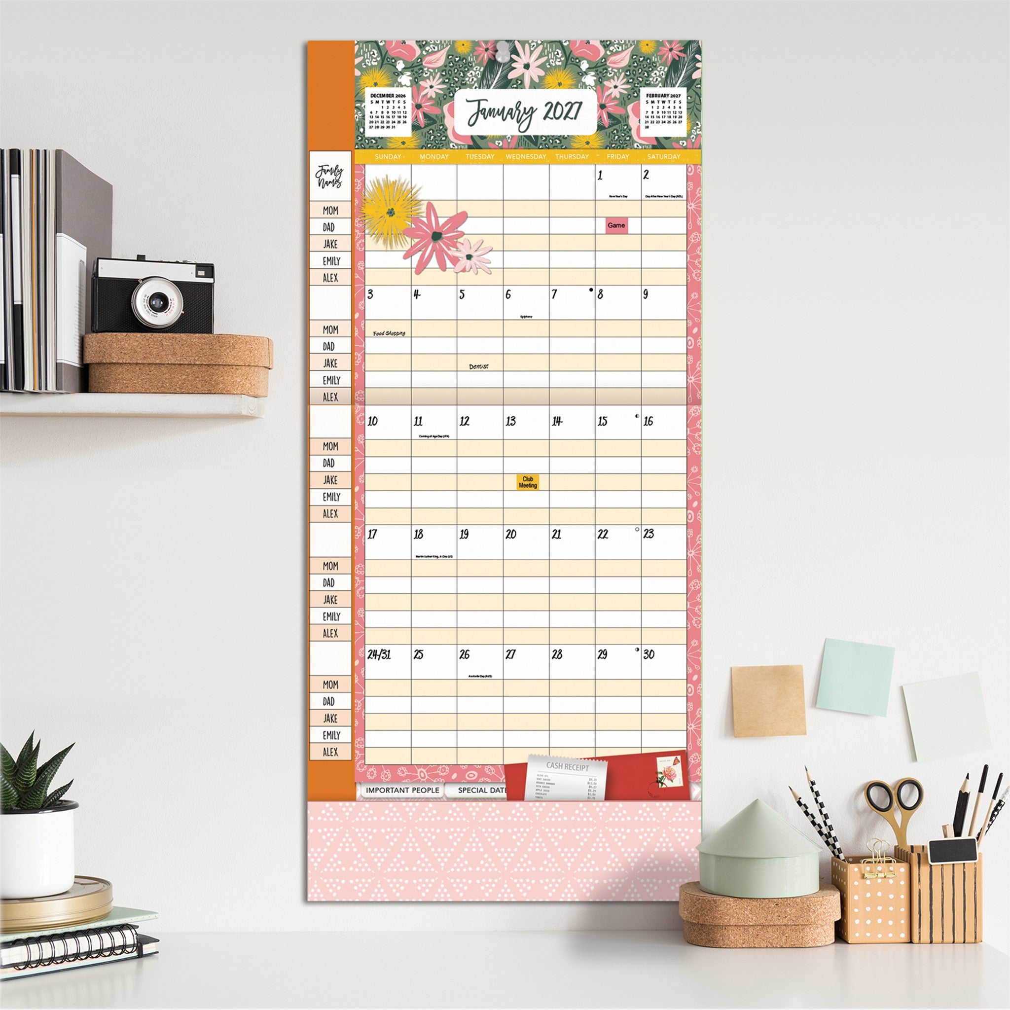 Flora and Fauna Plan-It 2027 Wall Calendar - Online Only