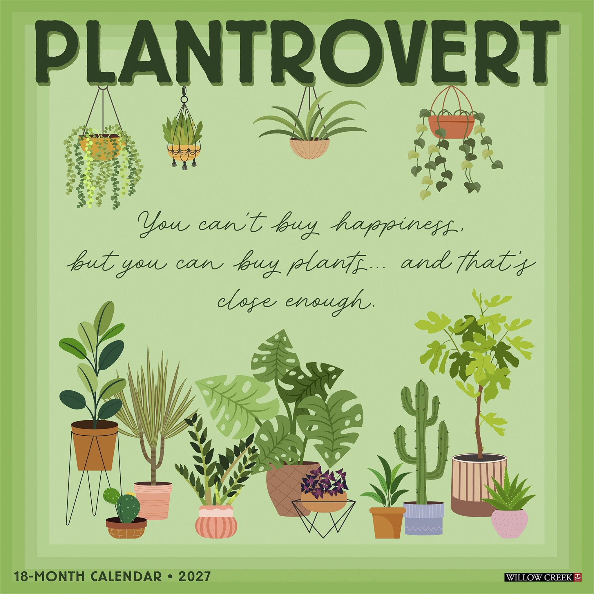 Plantrovert 2027 Wall Calendar