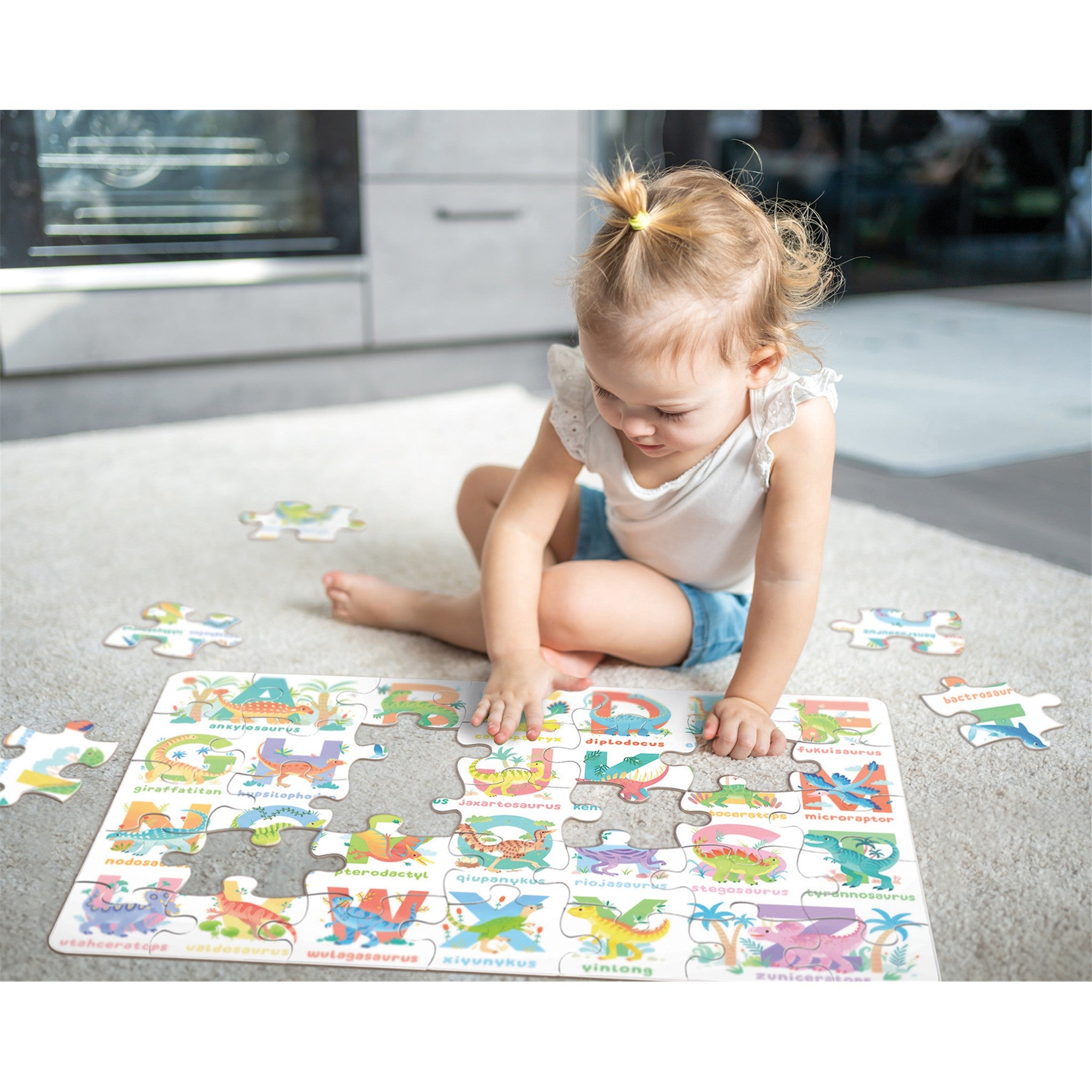 Dinosaur Alphabet 35 Piece Floor Puzzle - Online Only
