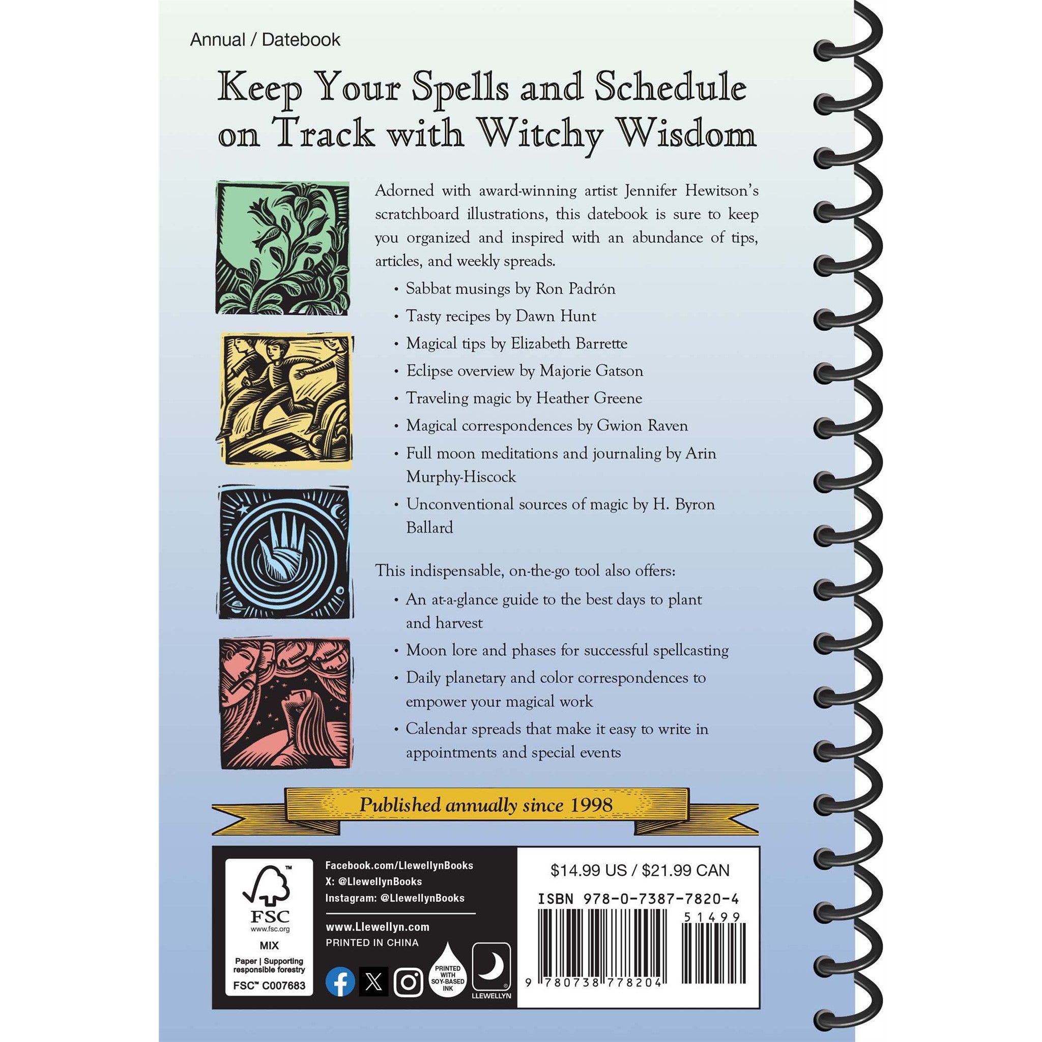 Witches' Datebook 2027 Engagement Calendar
