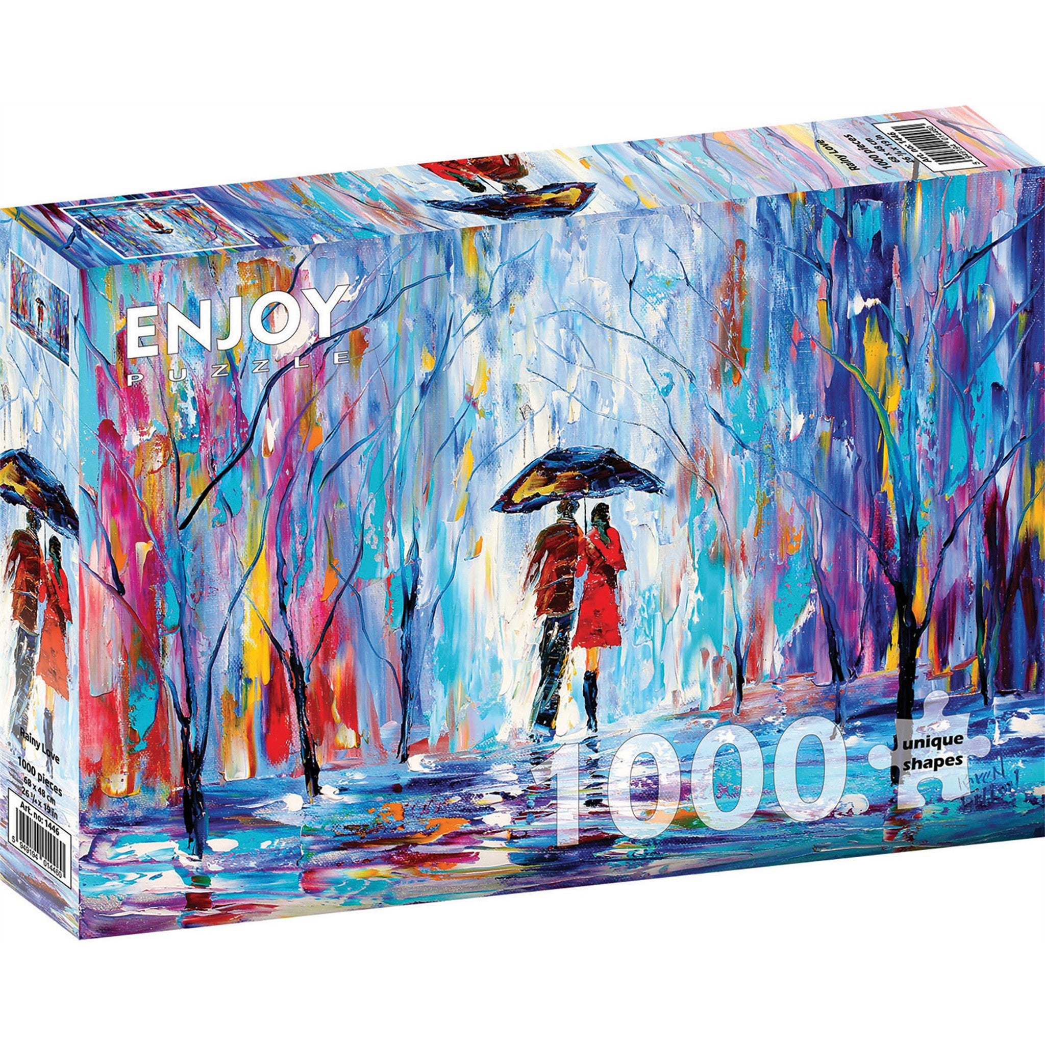 Rainy Love 1000 Piece Puzzle - Online Only