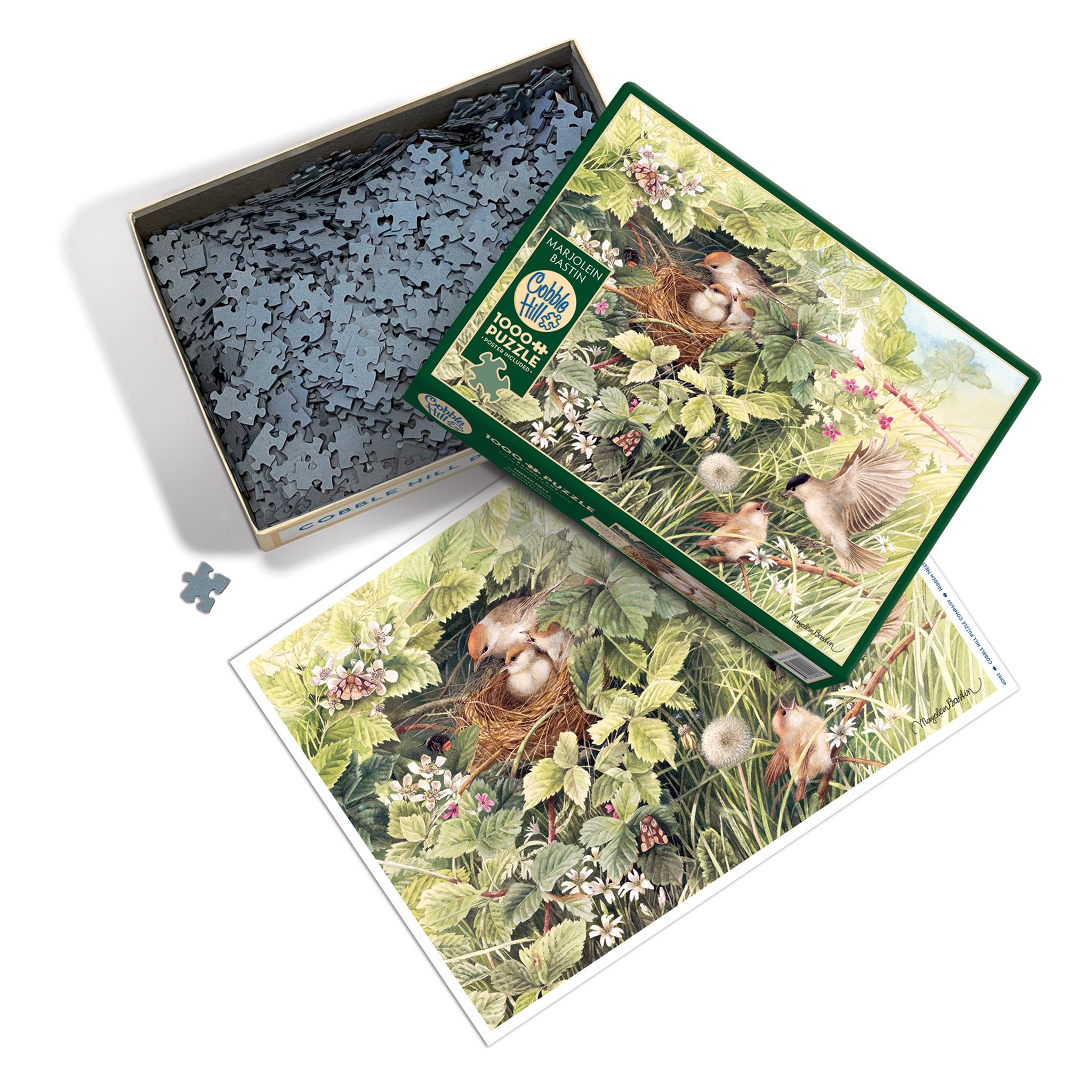 puzzle56 パズル Hidden Nest 1000 Piece Puzzle by Cobble Hill | Calendar Club