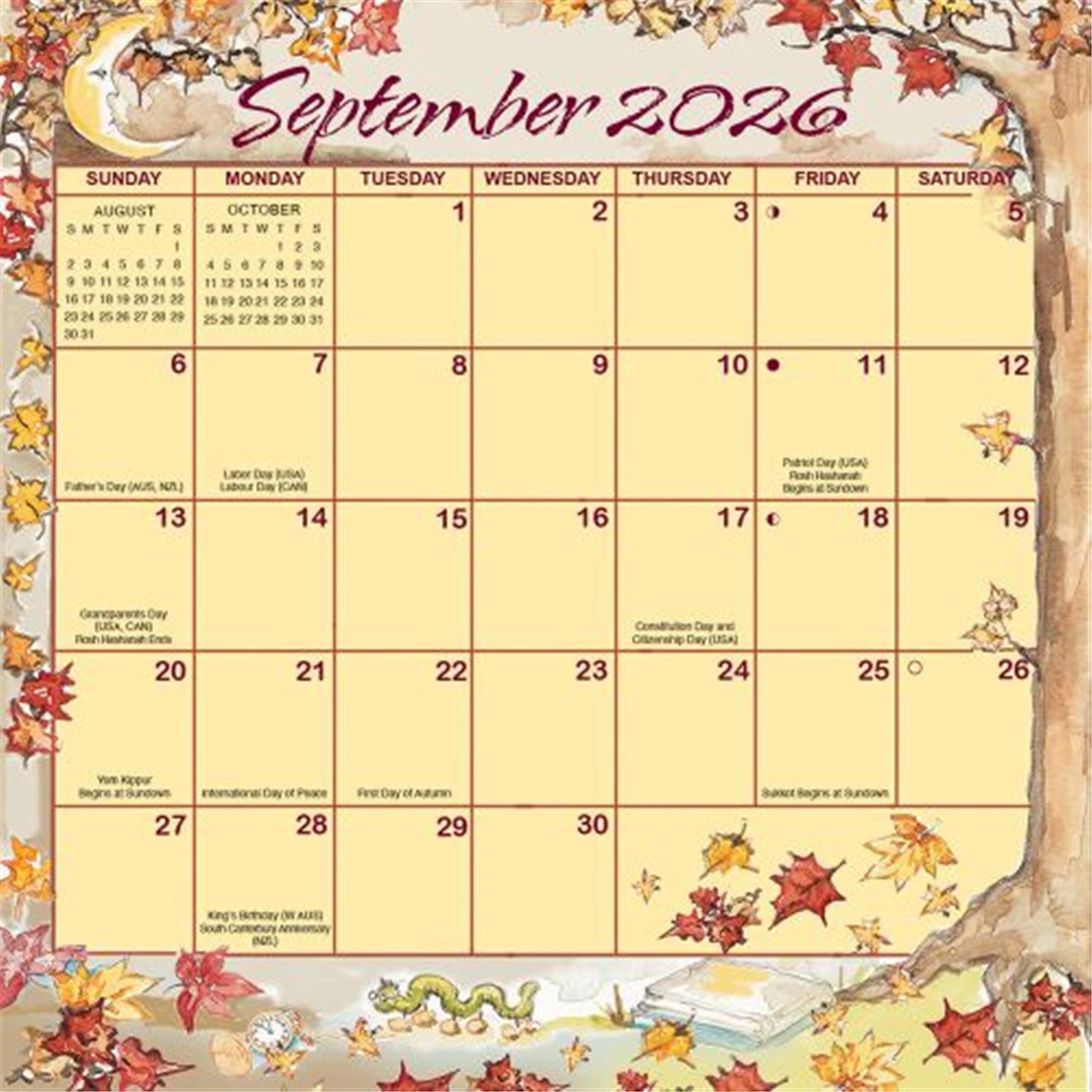 Joyful Seasons Magic Grip 2025-2026 Mini Calendar