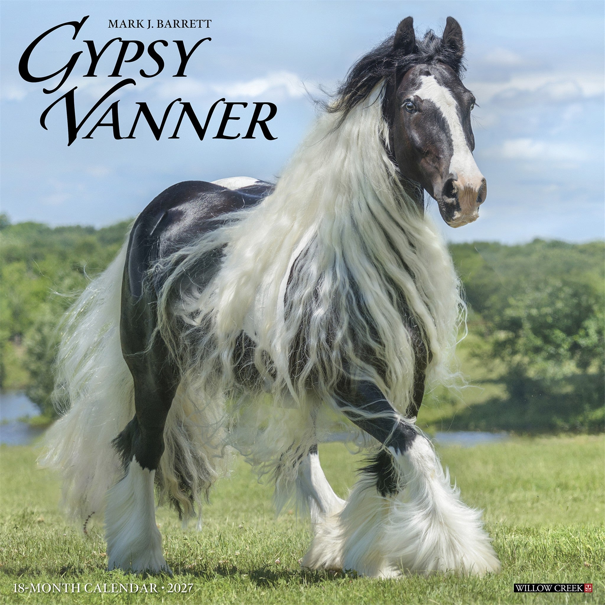 Gypsy Vanner Horse 2027 Wall Calendar