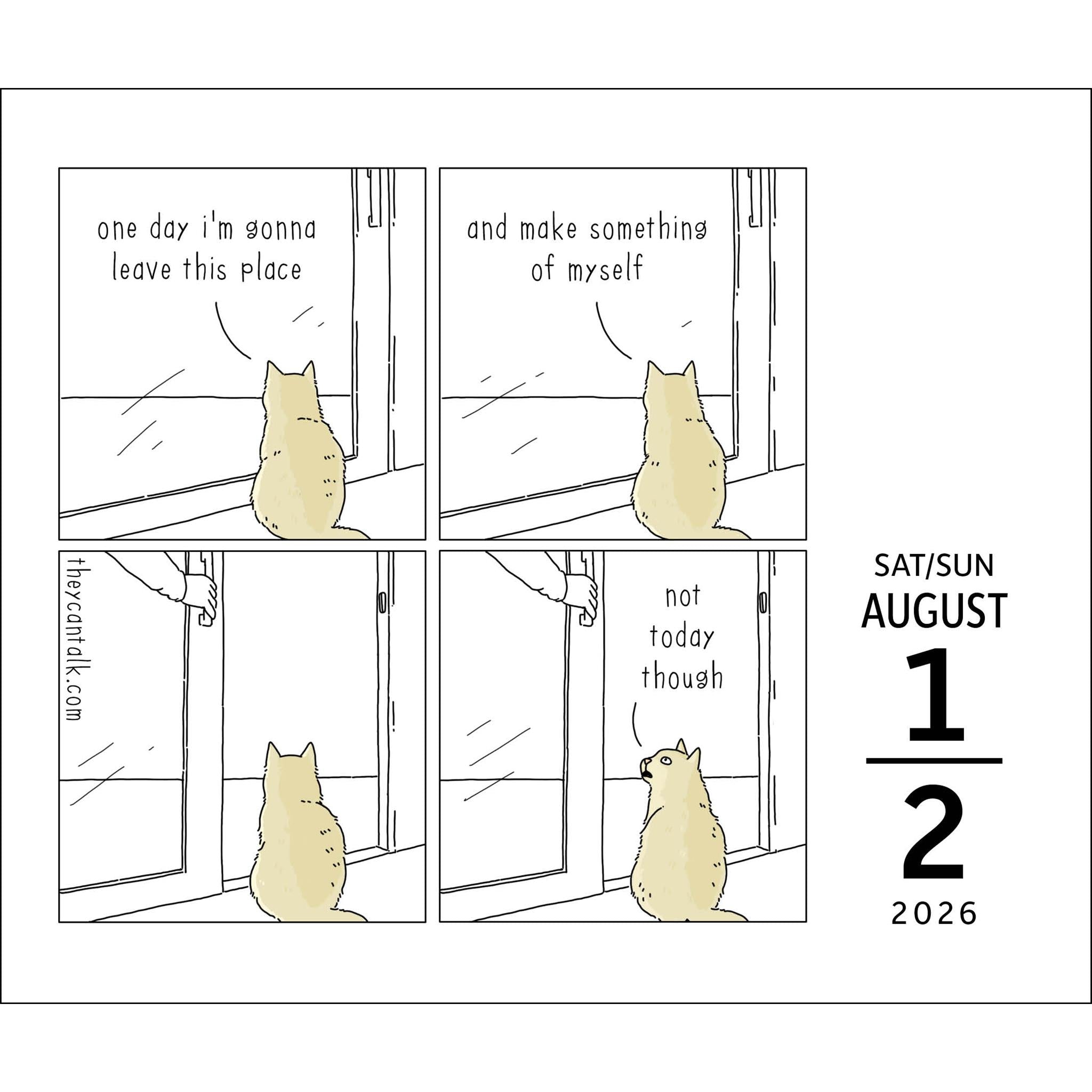They Can Talk Comics 2026 Box Calendar