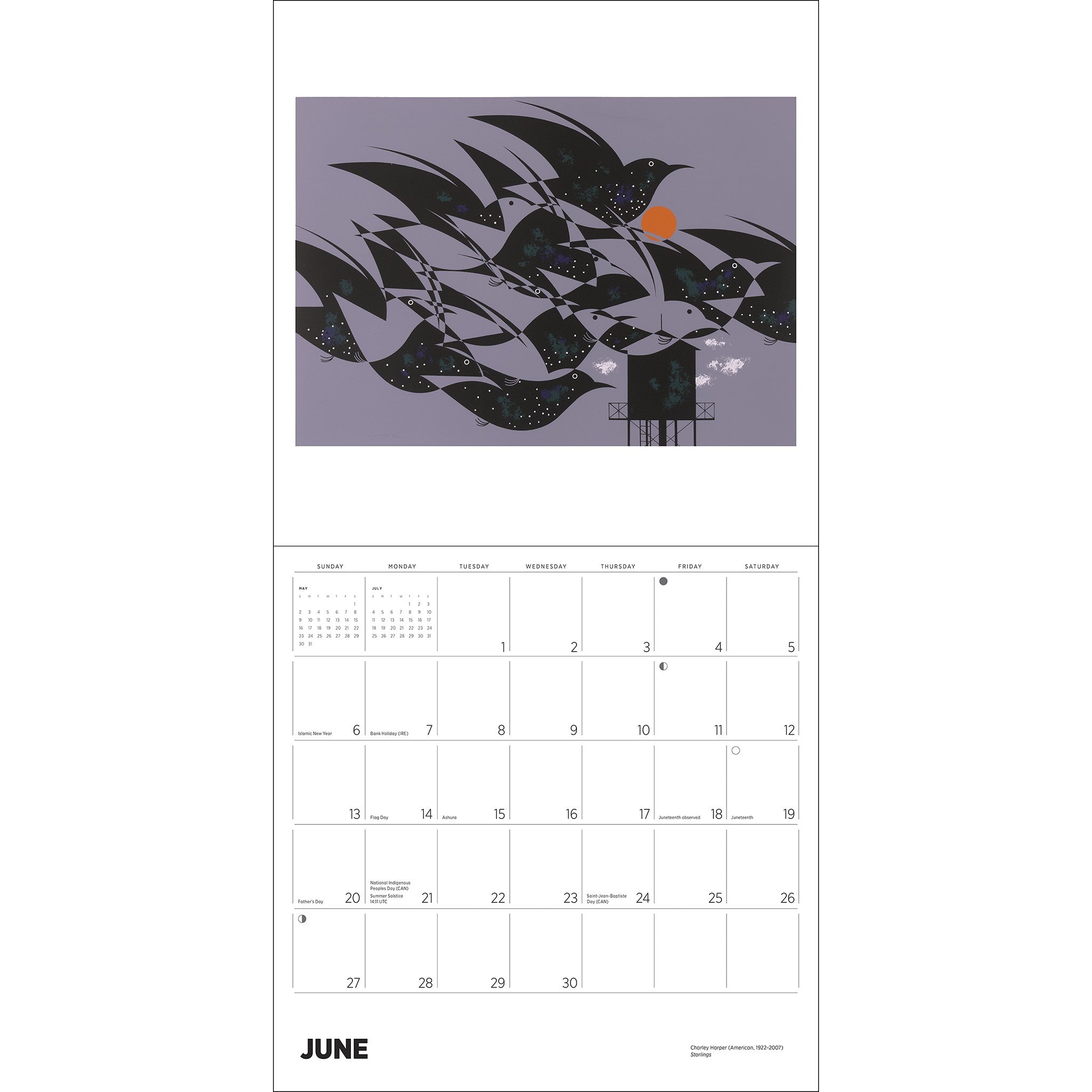 Charley Harper 2027 Wall Calendar