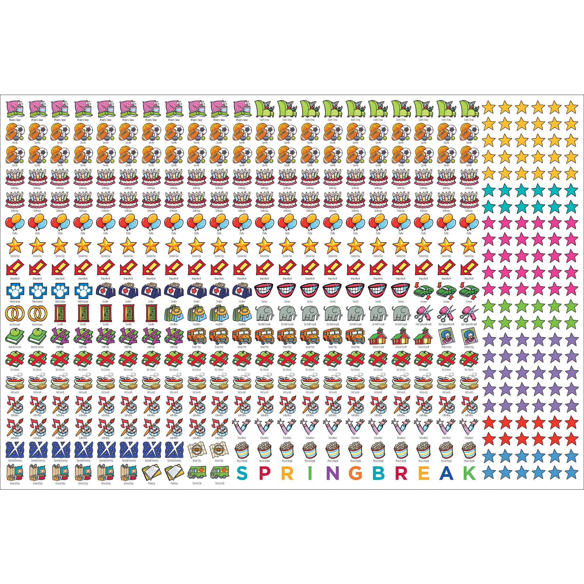Fridge Calendar 2026-2027 Wall Calendar