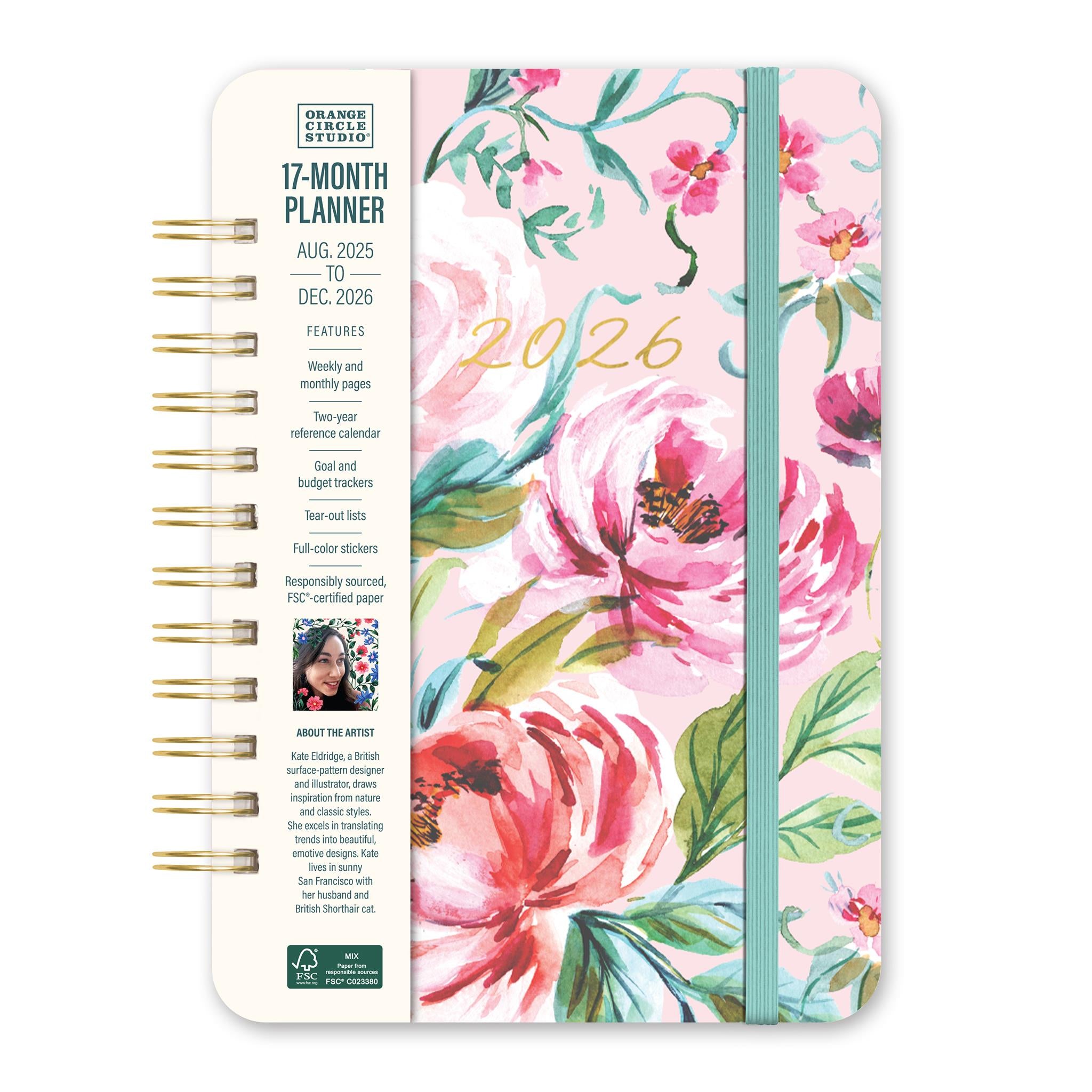 Bella Flora Do It All 2025-2026 Planner Calendar