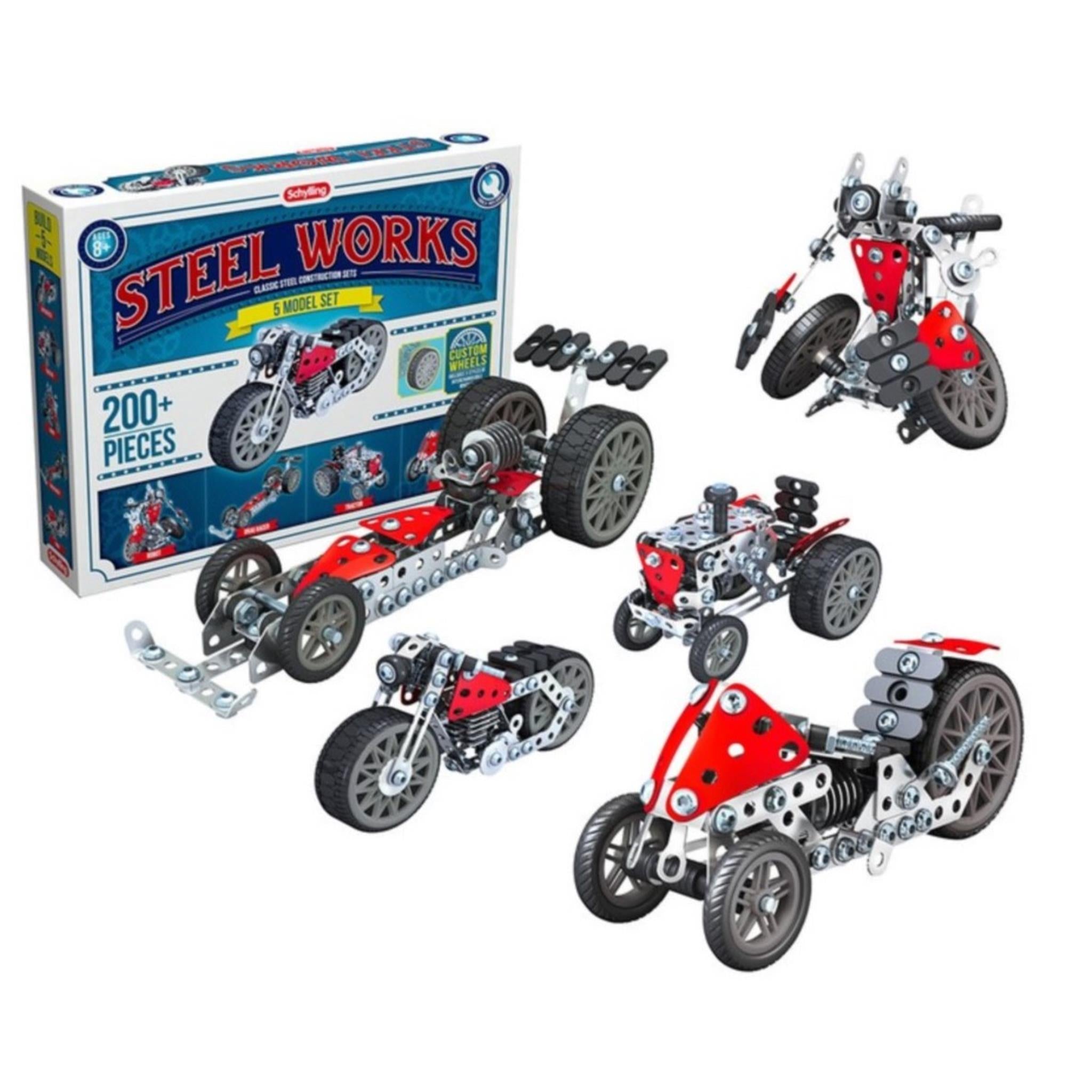 019649233939 5 Model Set Steel Works by Schylling - Calendar Club