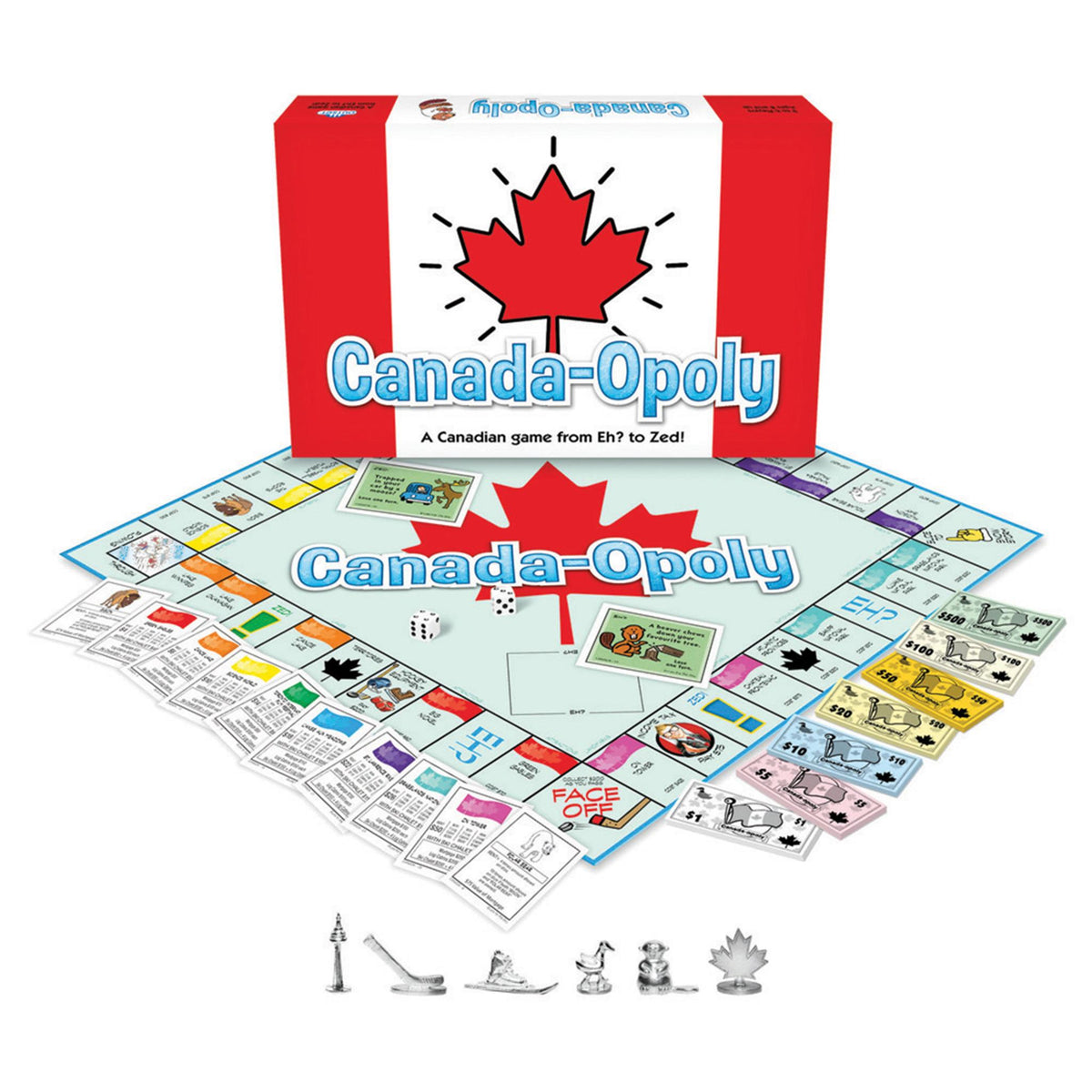 Canada Opoly Family Board Game by Late for the Sky - Calendar Club ...