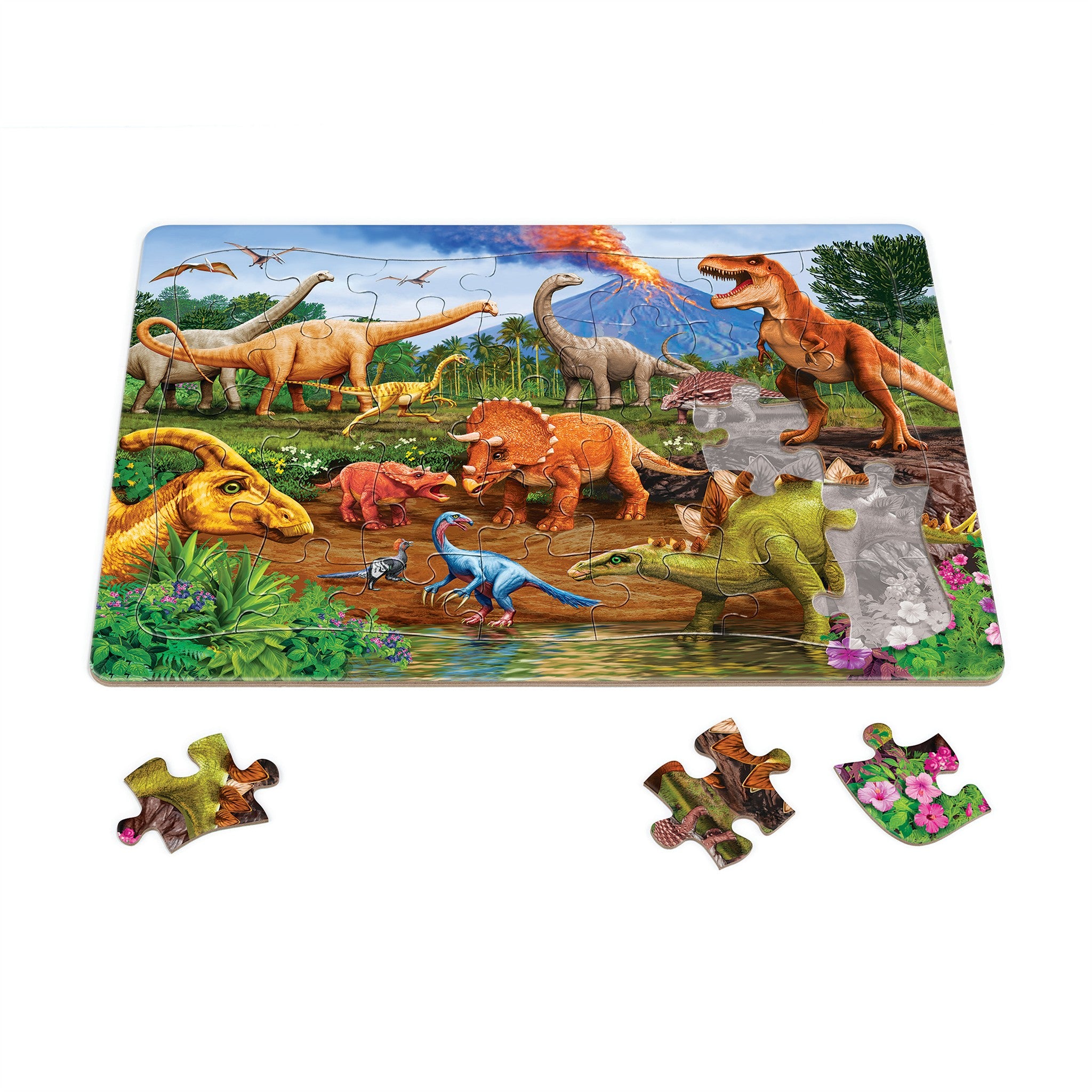 Triceratops & Friends 35 Piece Tray Puzzle