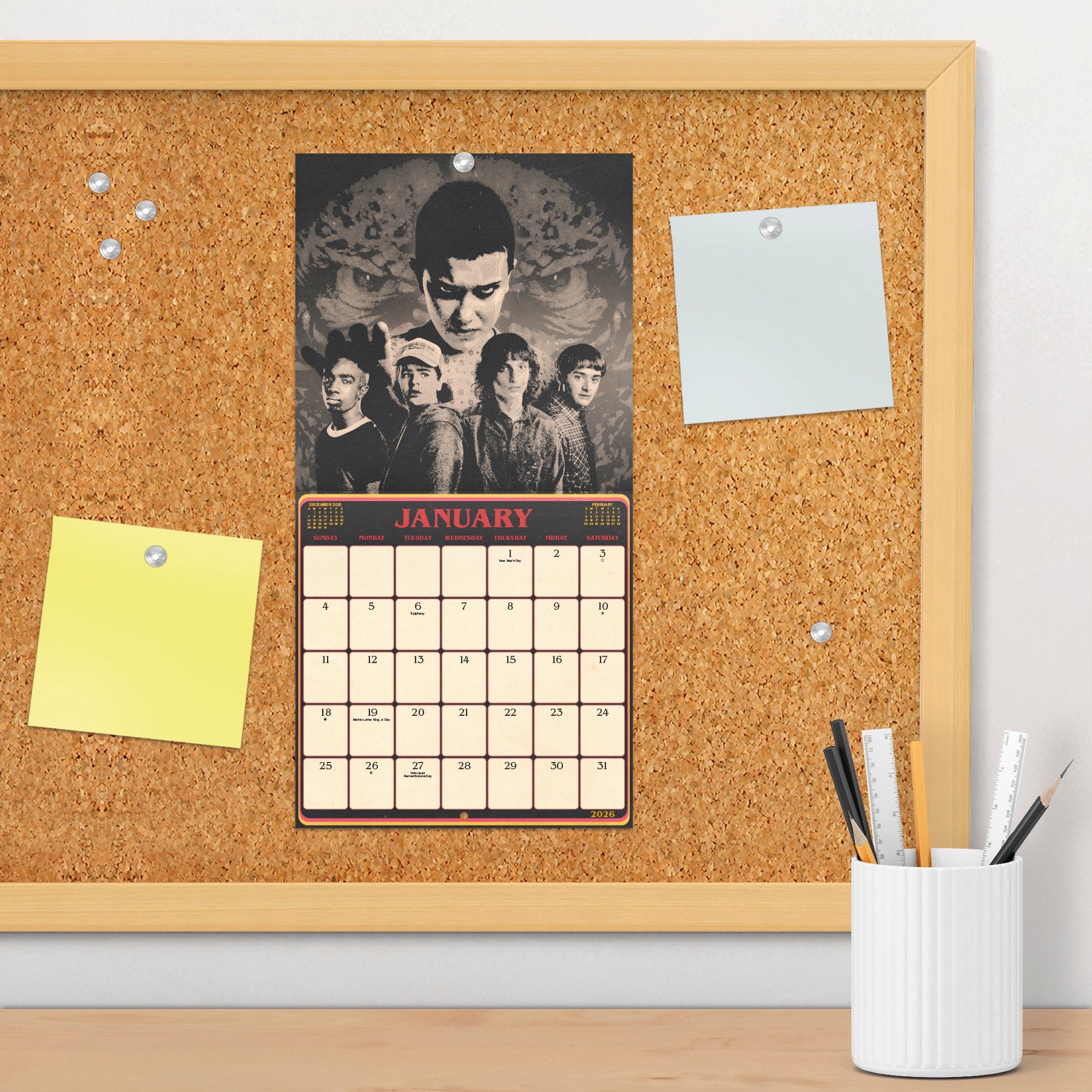 Stranger Things 2026 Mini Calendar