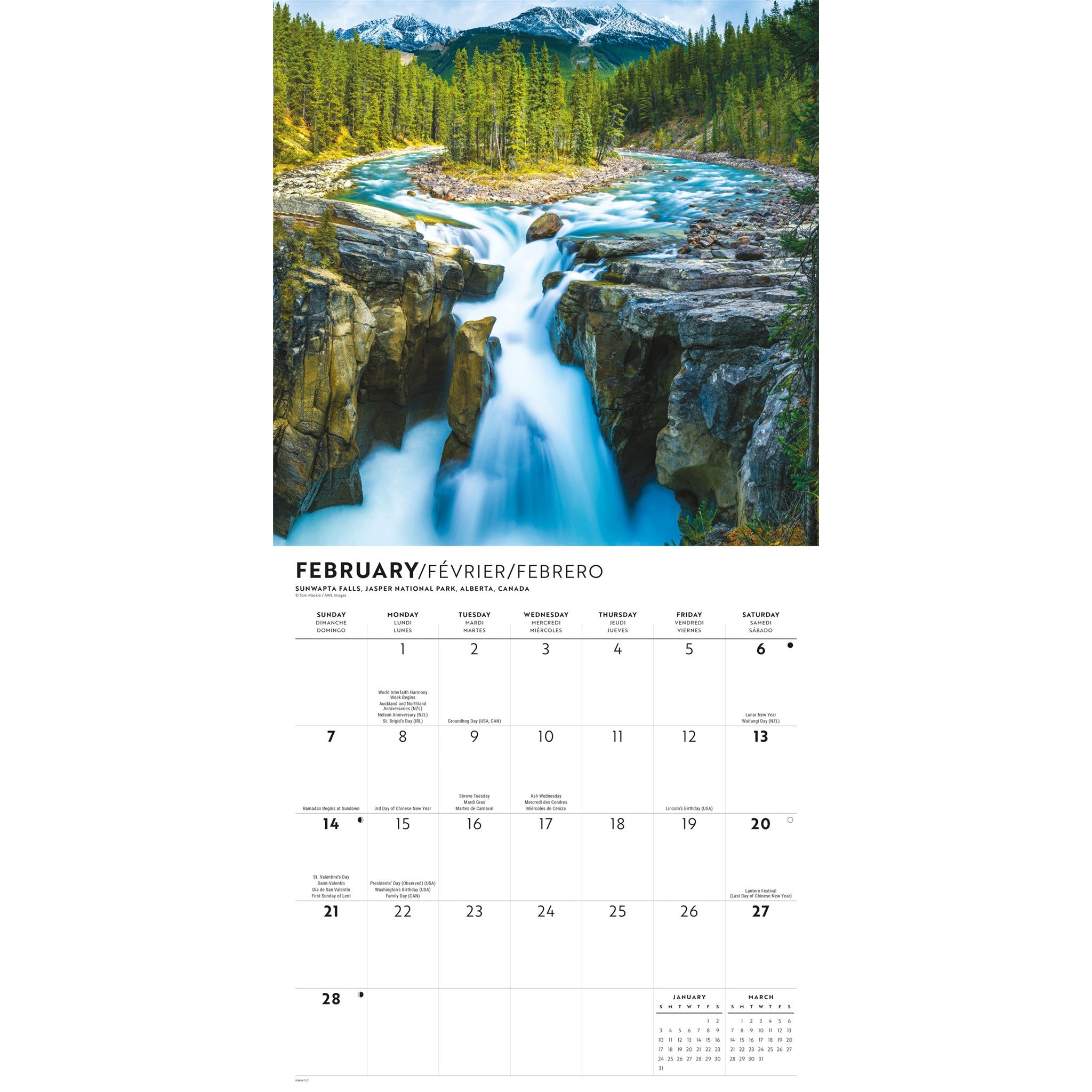 Passport to the World 2027 Wall Calendar