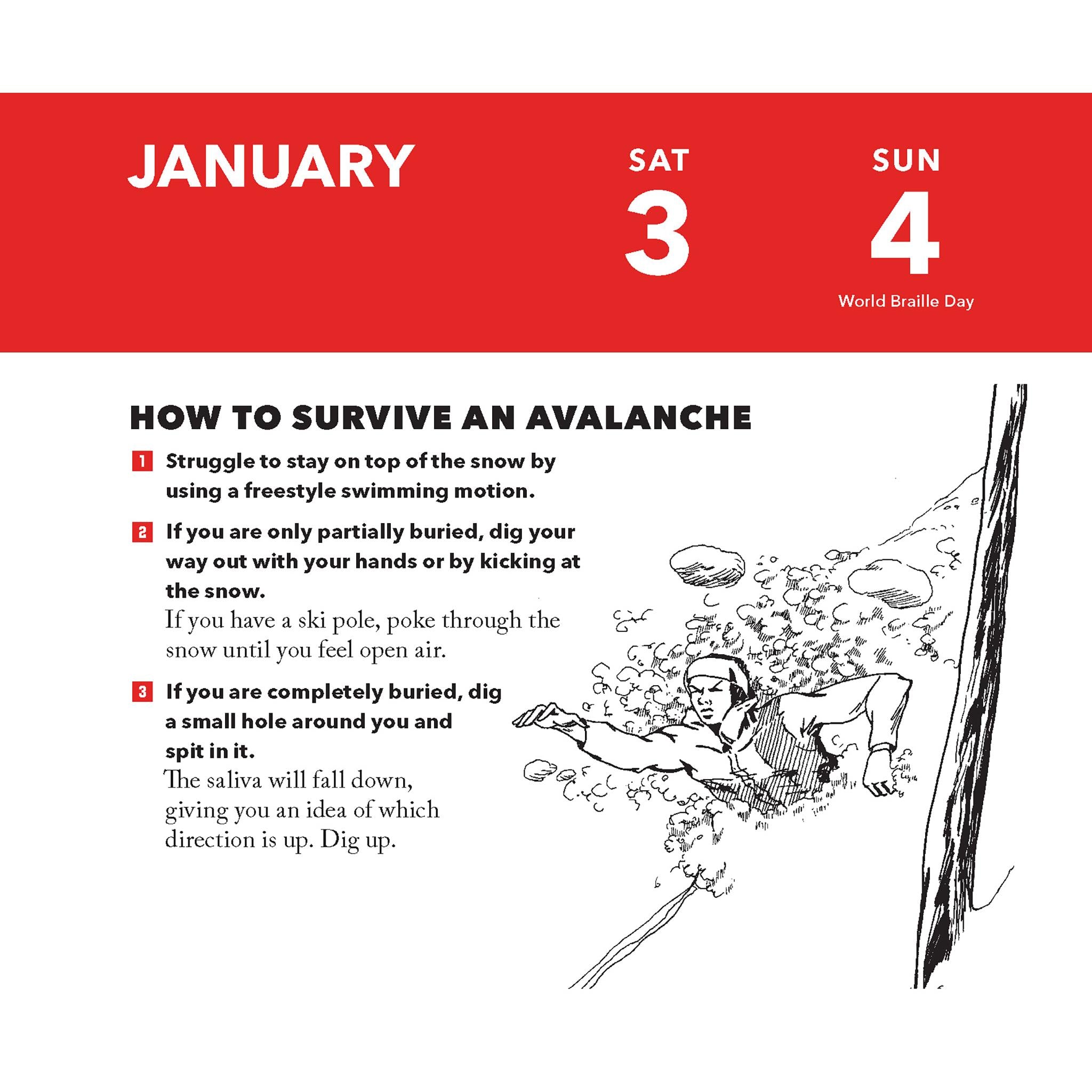 Worst Case Scenario Survival 2026 Box Calendar