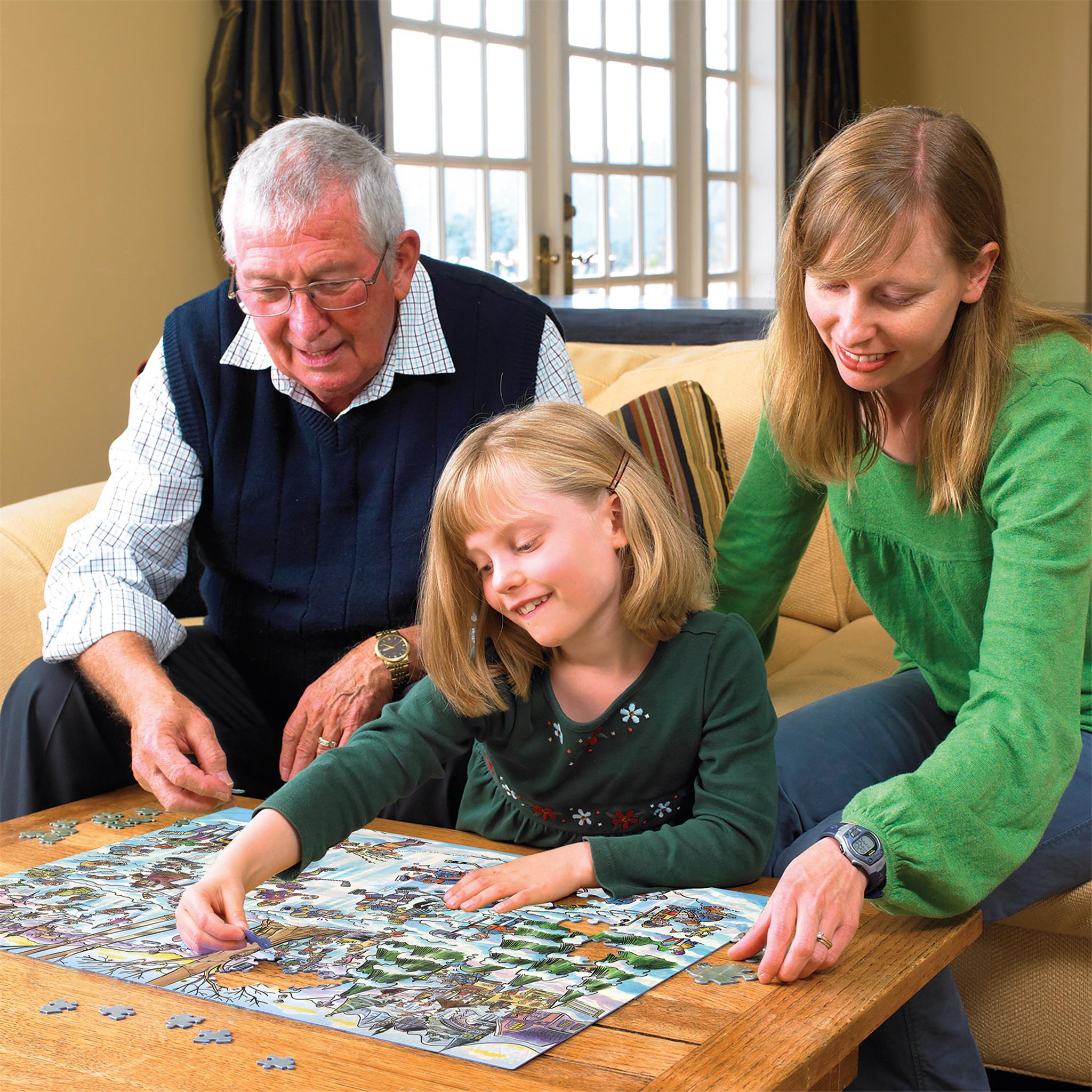 Hockey Town 350 Piece Puzzle Cobble Hill