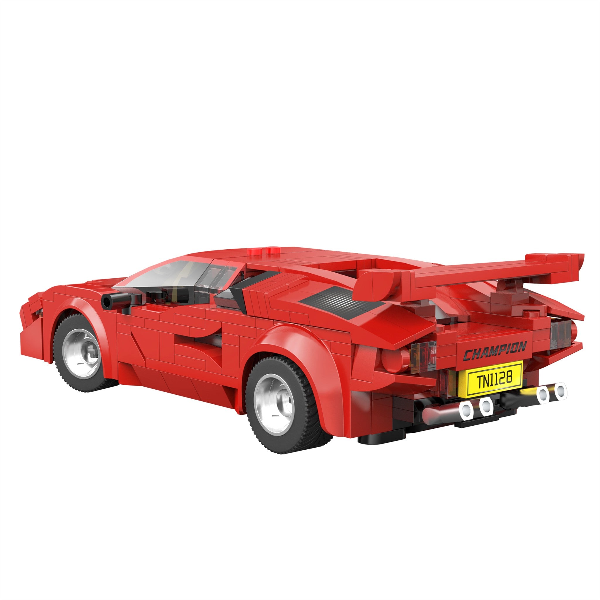 Red 1:20 Racing Car 328 Pieces with Remote Control