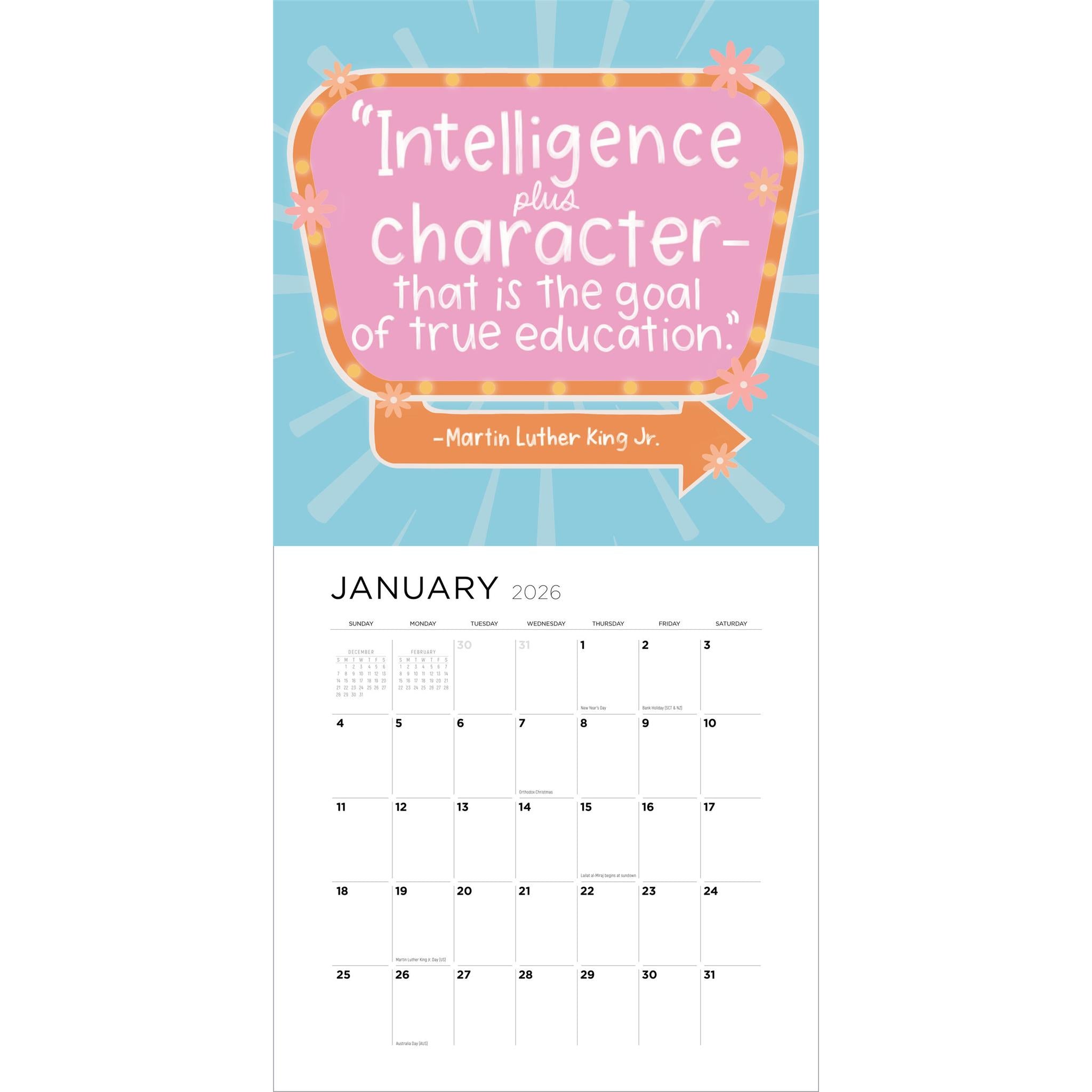 Teaching Is A Work Of Heart 2026 Wall Calendar - Online Only