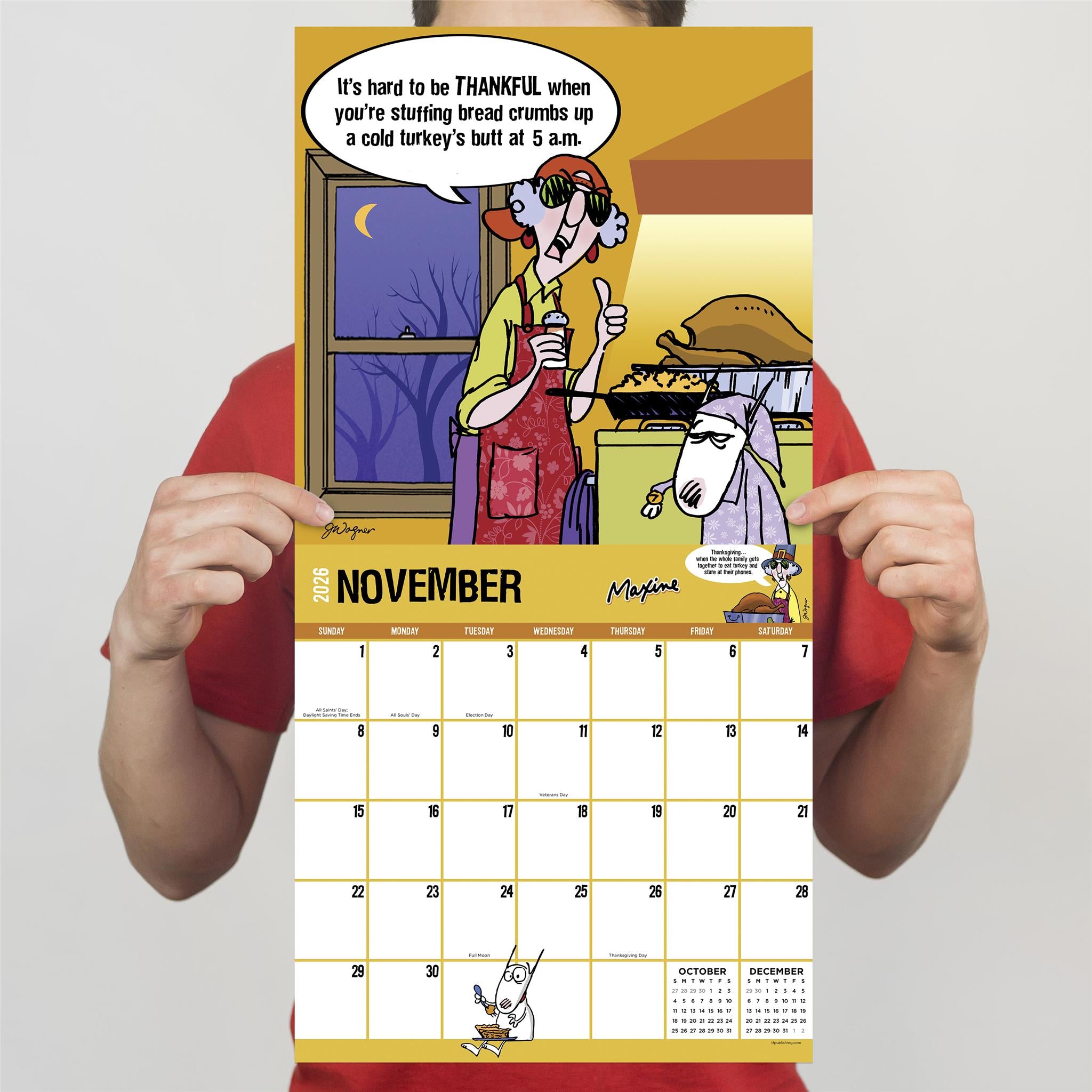 Maxine 2026 Wall Calendar