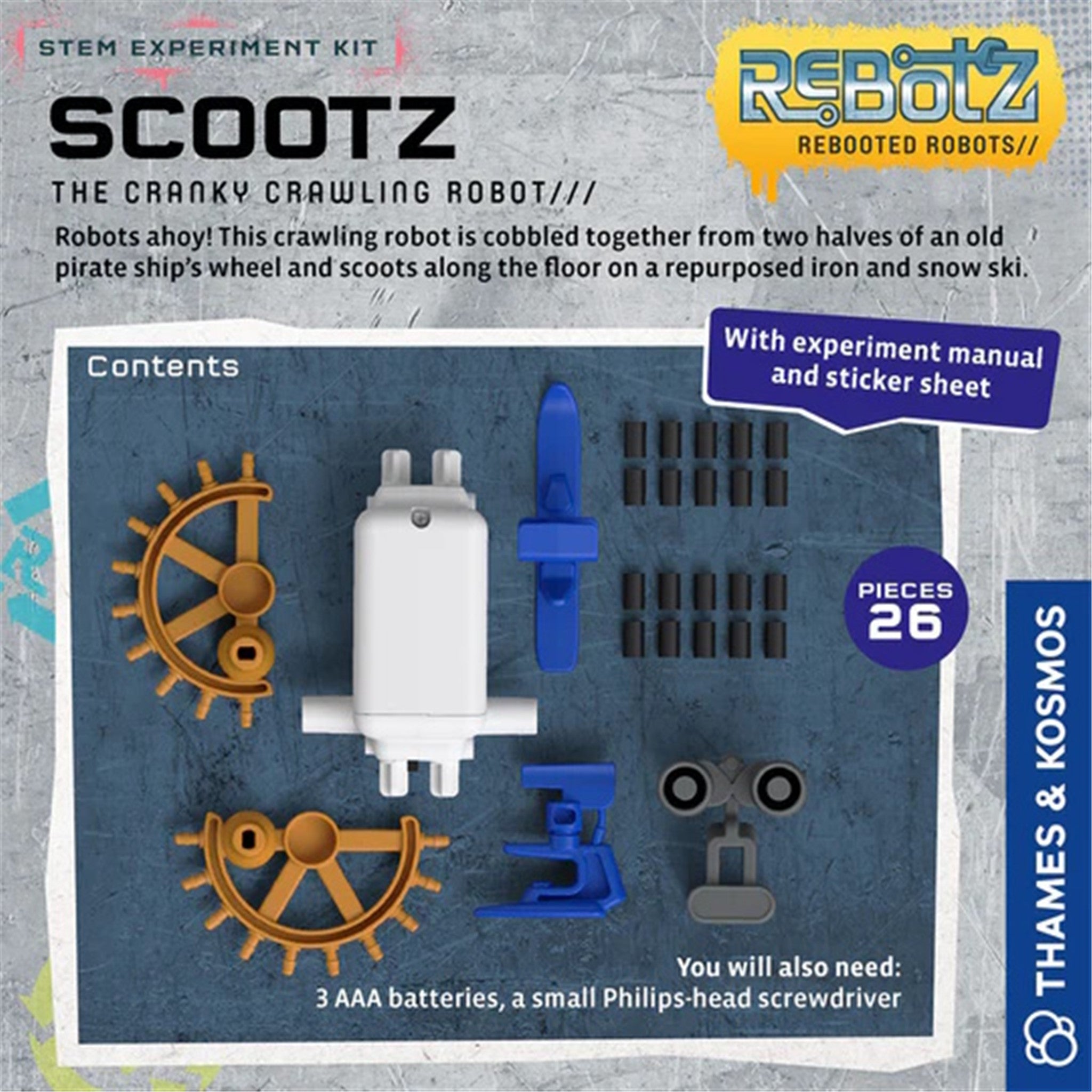 ReBotz Scootz The Cranky Crawling Robot