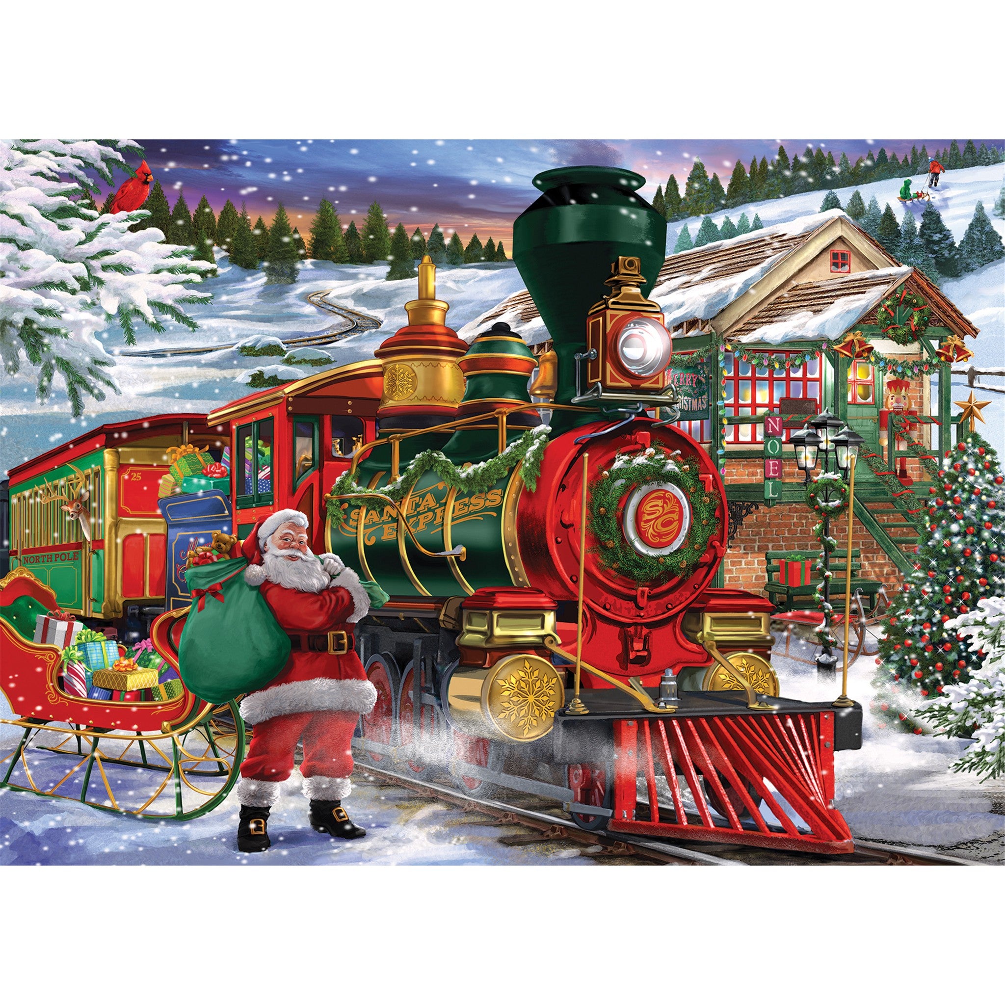 Santa Express 1000 Exclusive Piece Puzzle
