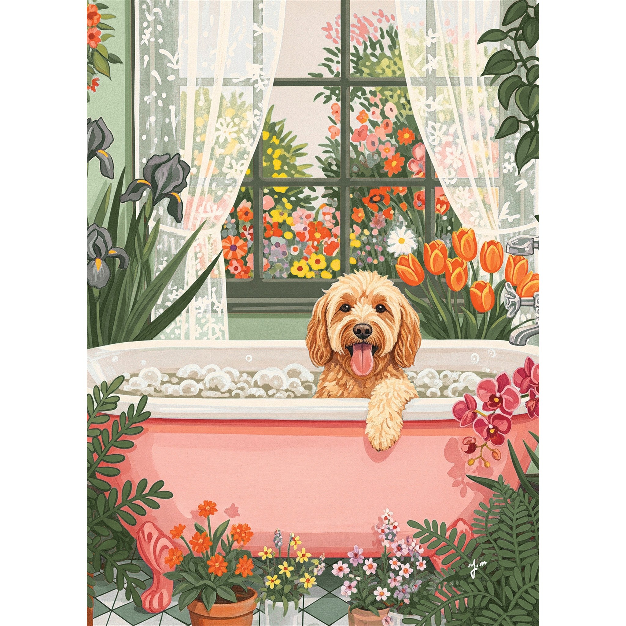 Blooms and Bubbles 500 Piece Puzzle - Online Only