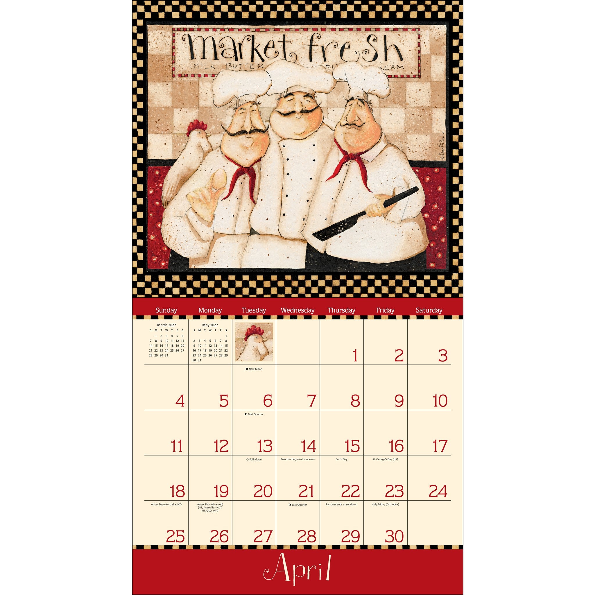 Home is in the Kitchen 2027 Wall Calendar