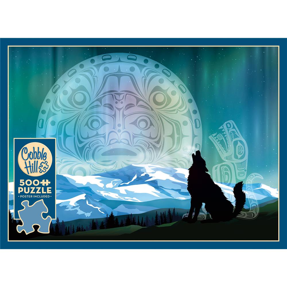 Two Wolves Jigsaw Puzzle (500 Piece) - Online Exclusive